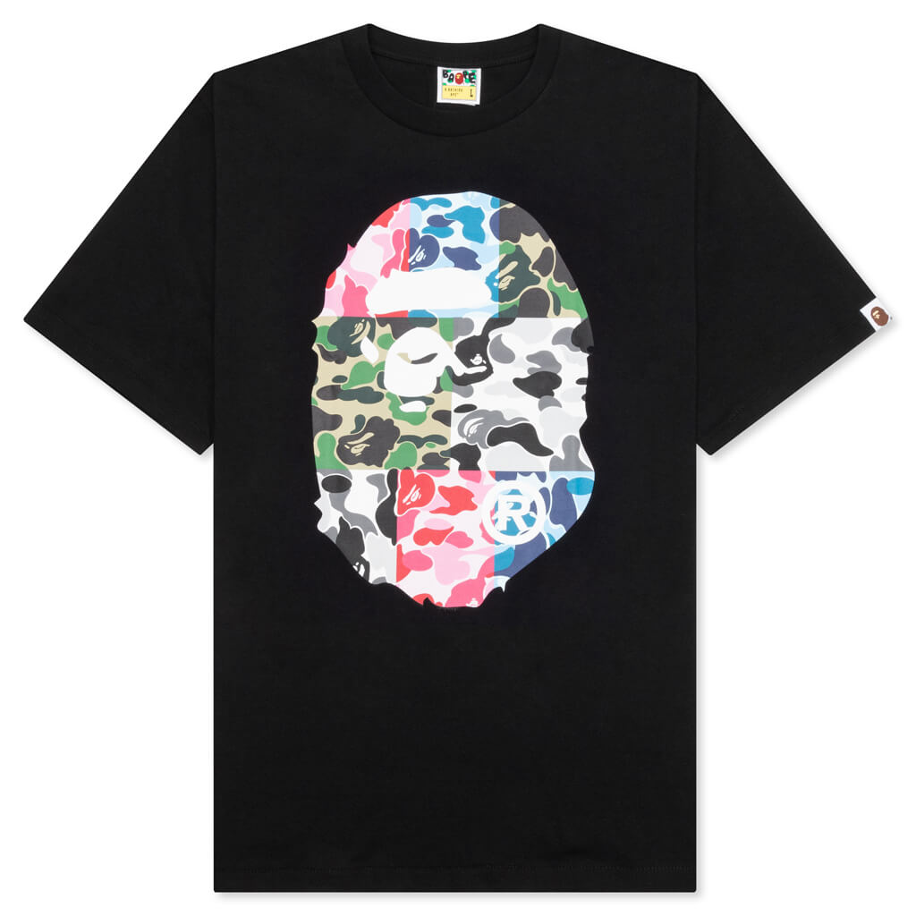 Abc Camo Crazy Big Ape Head Tee A bathing ape оригінал – Купити в Україні – боковий вид