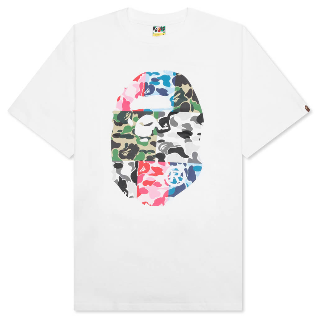 Abc Camo Crazy Big Ape Head Tee A bathing ape оригінал – Купити в Україні – боковий вид