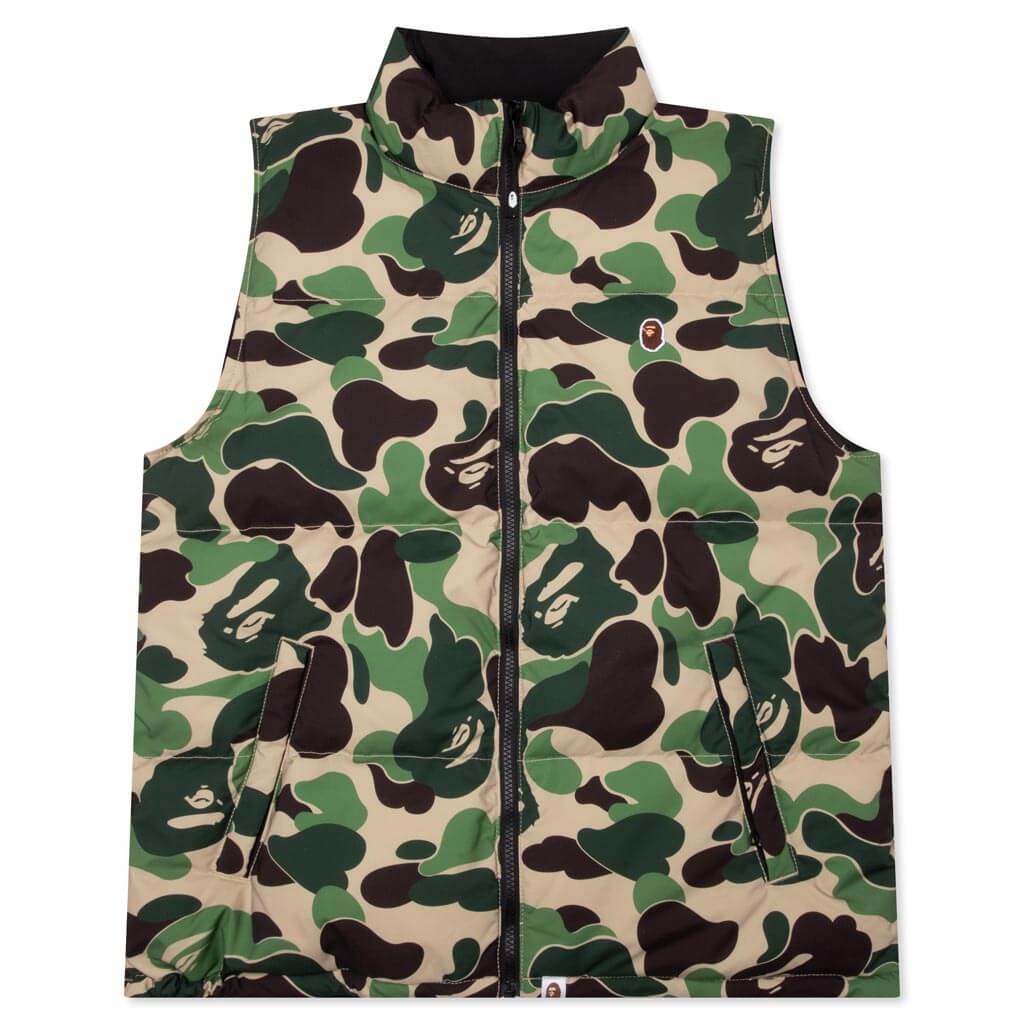 Abc Camo Reversible Down Vest A bathing ape оригінал – Купити в Україні – боковий вид