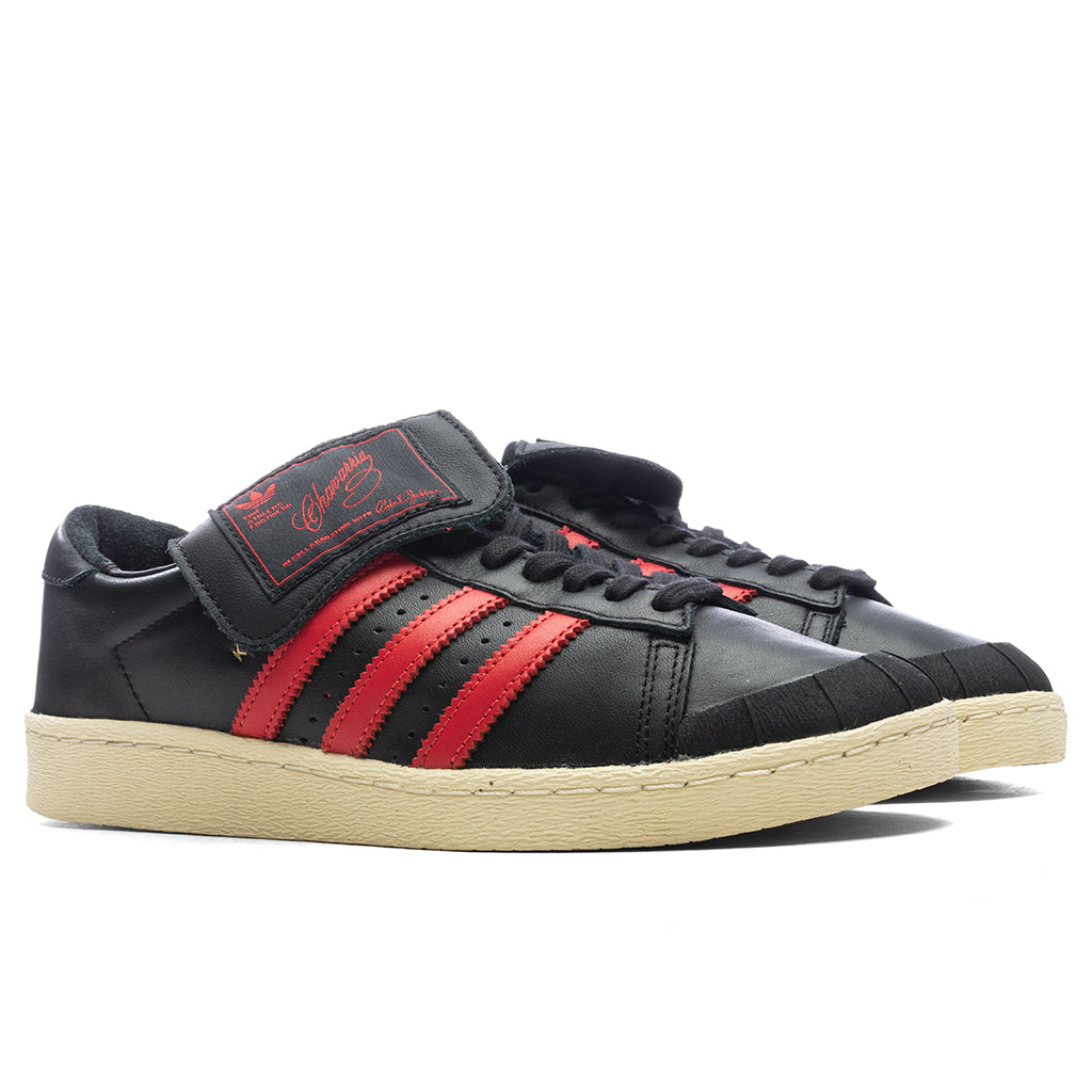 X Willy Chavarria Jabbar Low Core Black Adidas оригінал – Купити в Україні – вид ззаду - ADIDAS