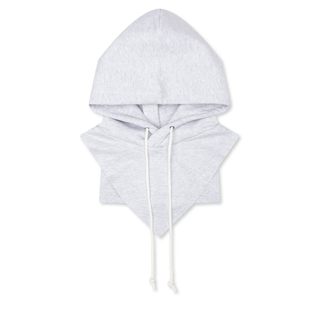 X Bad Bunny Heavy Crew Neck & Hooded Balaclava Sweatshirt Light Grey Heather Adidas – Гарантія оригінальності – збільшений вид