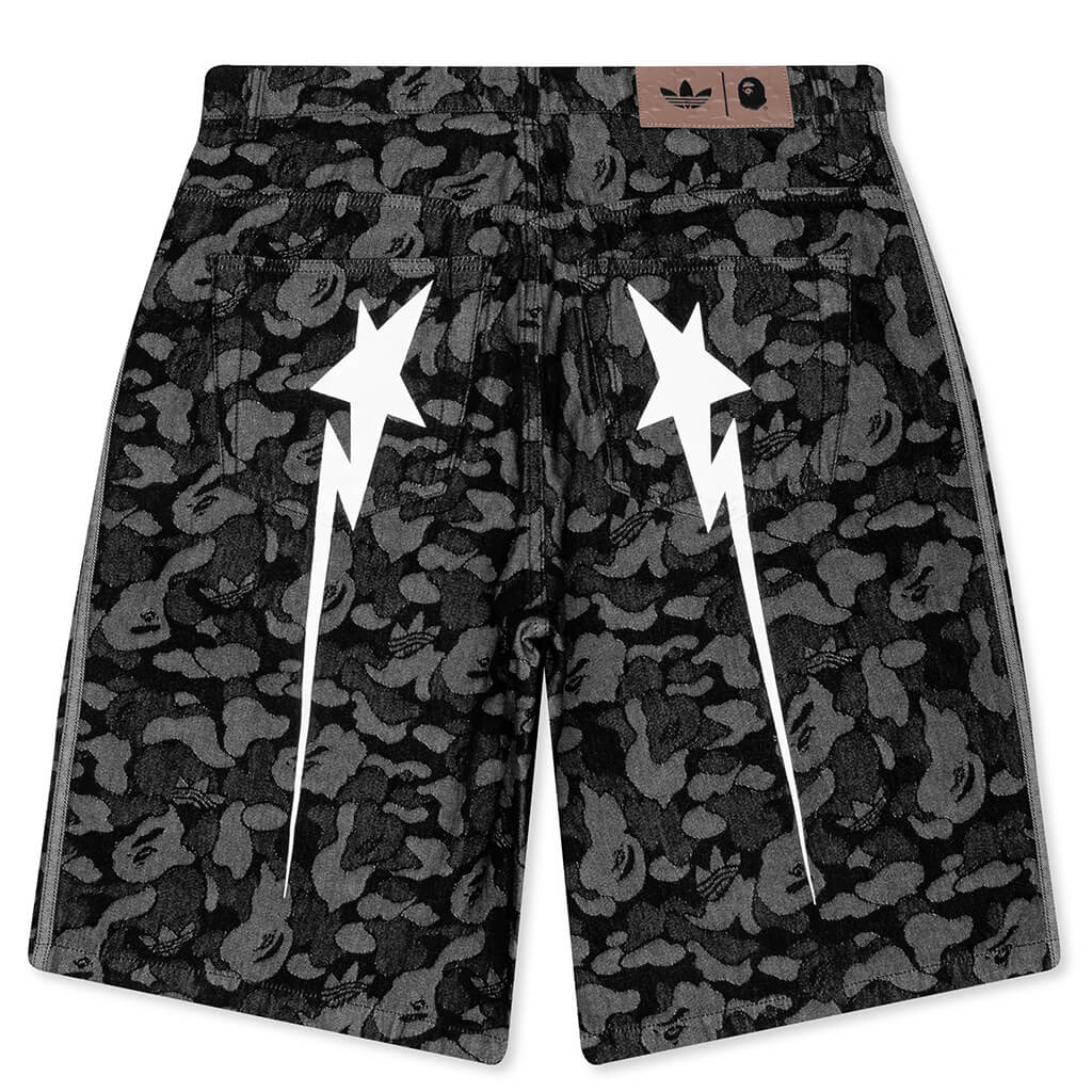 Оригінальна Shark Denim Jorts Black Adidas – вид ззаду - ADIDAS