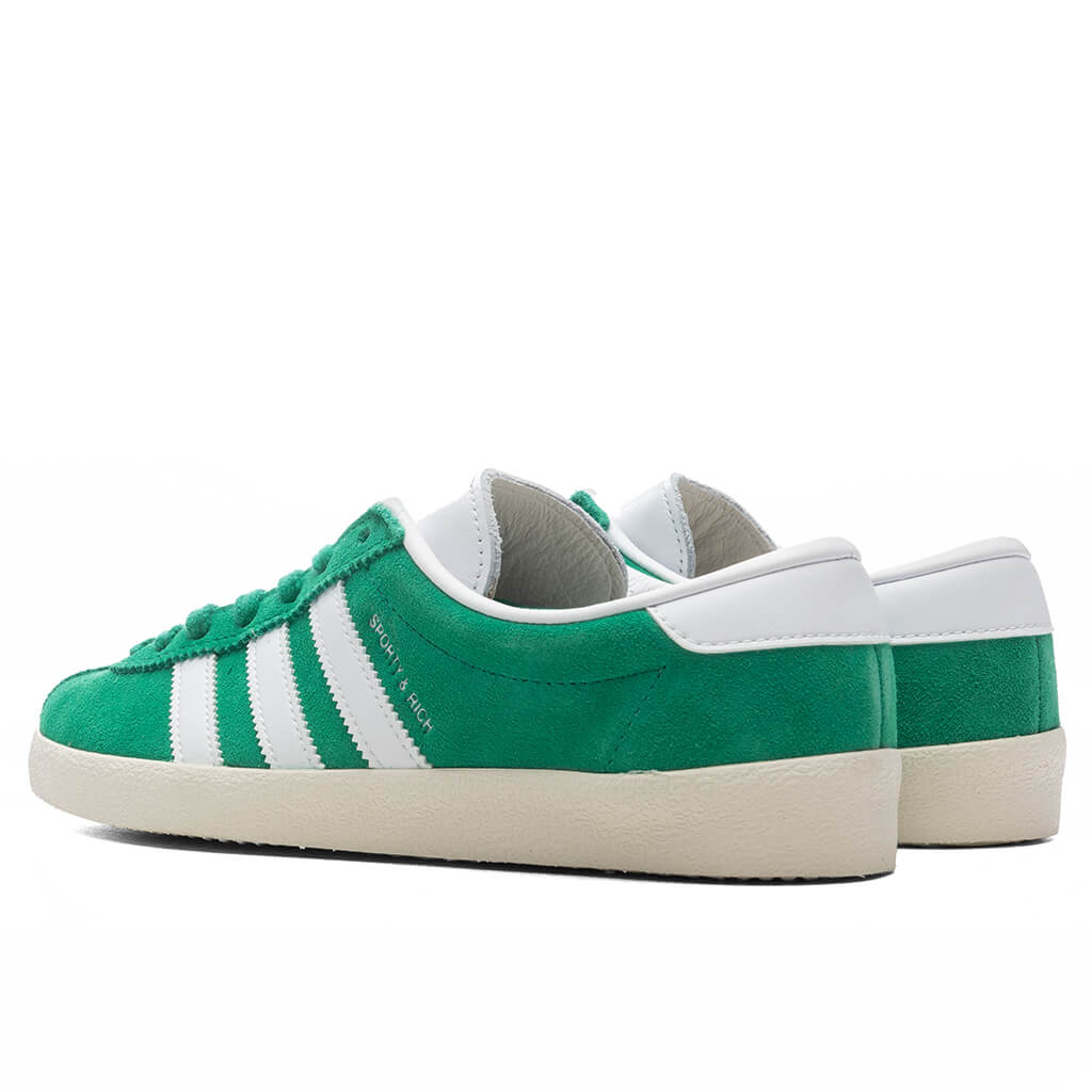 X Sporty & Rich Womens Blanc Court Green Adidas – Гарантія оригінальності – детальний вид