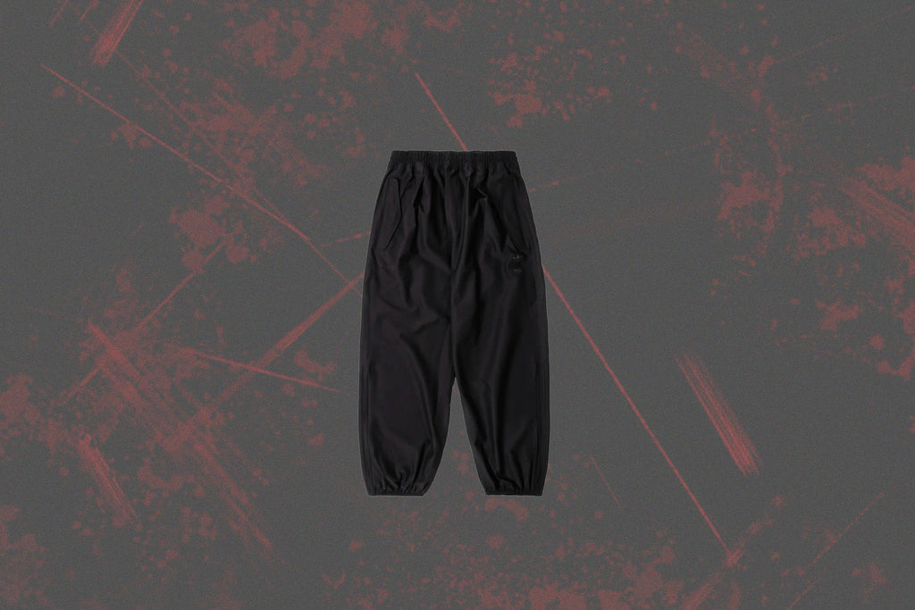 Оригінальна X Willy Chavarria Twill Track Trousers Black Adidas – вид ззаду