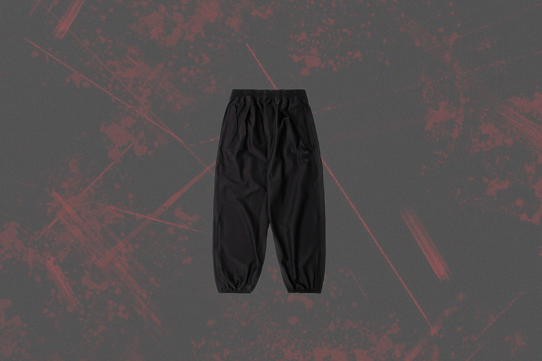 Оригінальна X Willy Chavarria Twill Track Trousers Black Adidas – вид ззаду - ADIDAS