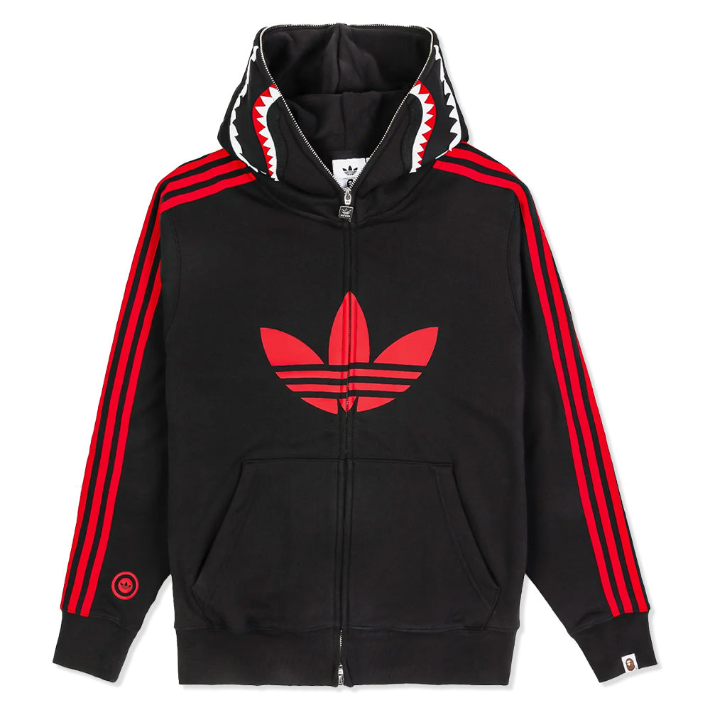 Оригінальна Shark Full Zip Hoodie Black Adidas – боковий вид - ADIDAS