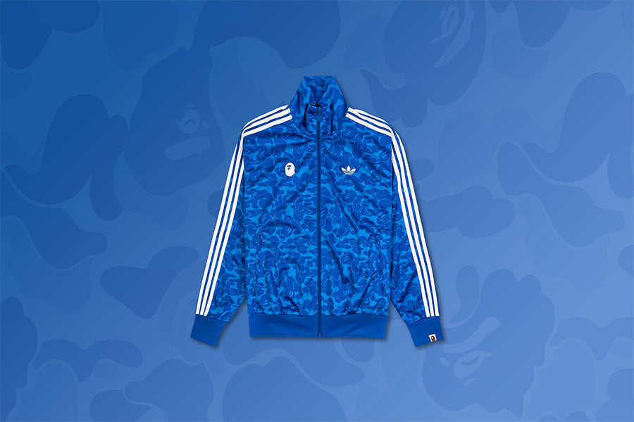 Оригінальна Track Jacket All Over Print Blue Adidas – вид ззаду - ADIDAS