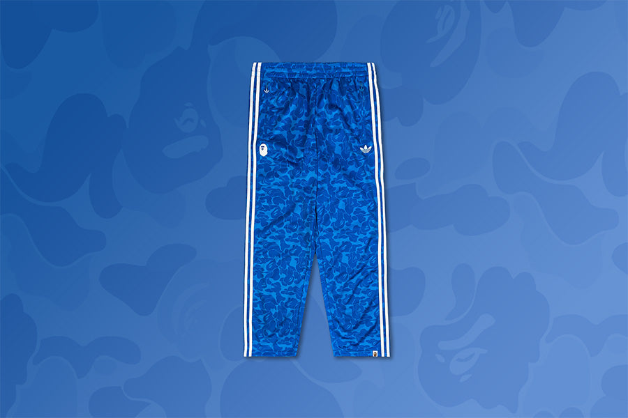 Track Pants All Over Print Blue Adidas оригінал – Купити в Україні – вид ззаду