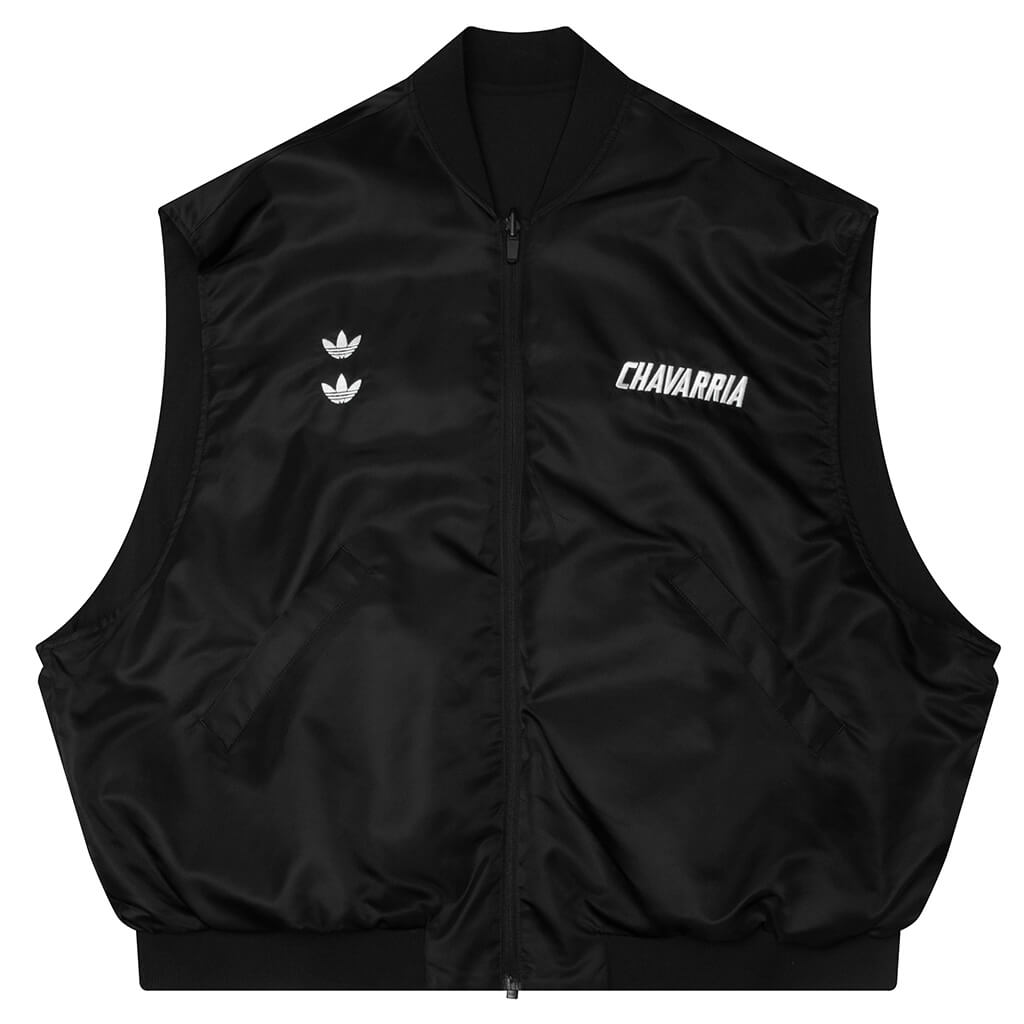 X Willy Chavarria Padded Vest Black Adidas – Гарантія оригінальності – боковий вид