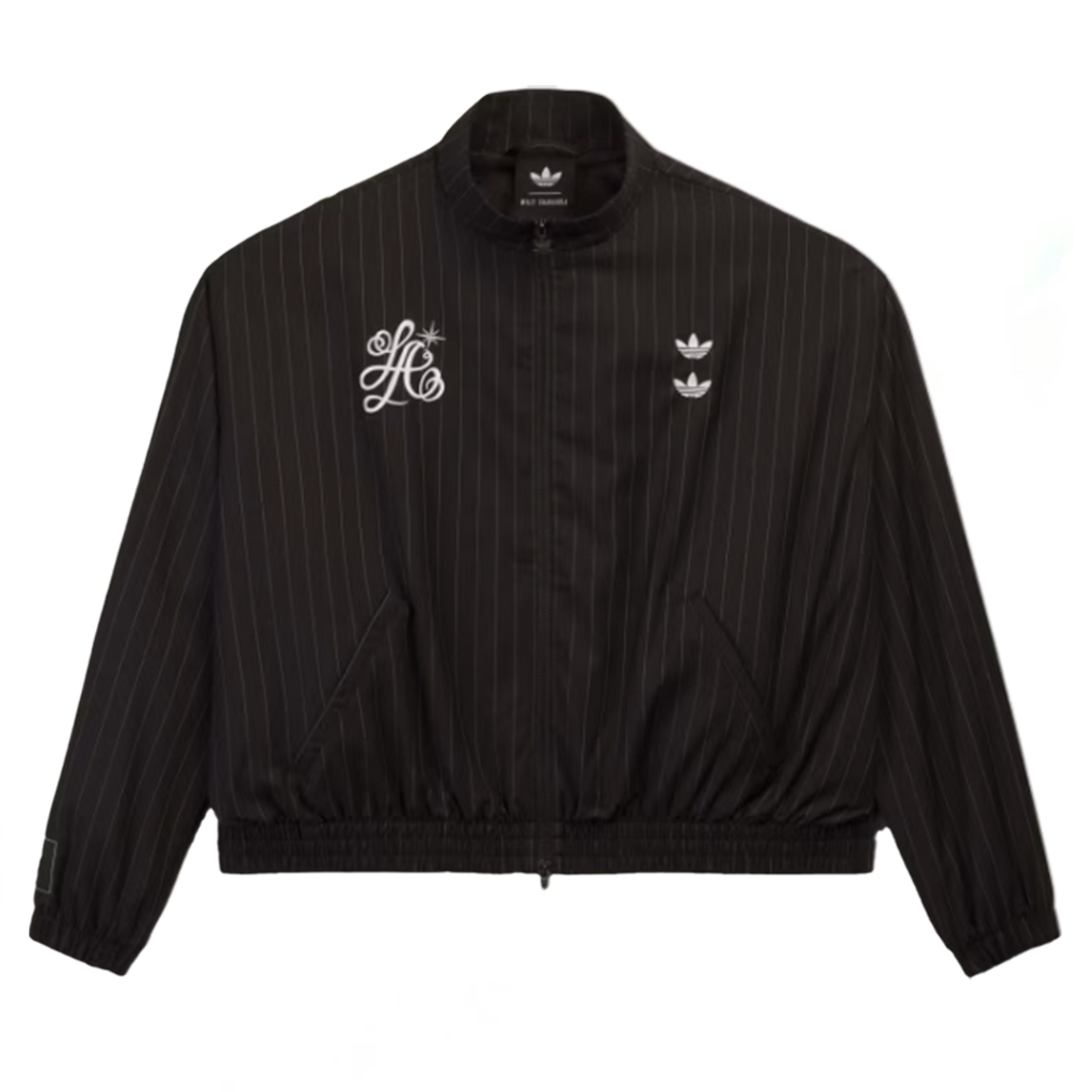 X Willy Chavarria Pinstripe Track Jacket Black Adidas оригінал – Купити в Україні – боковий вид
