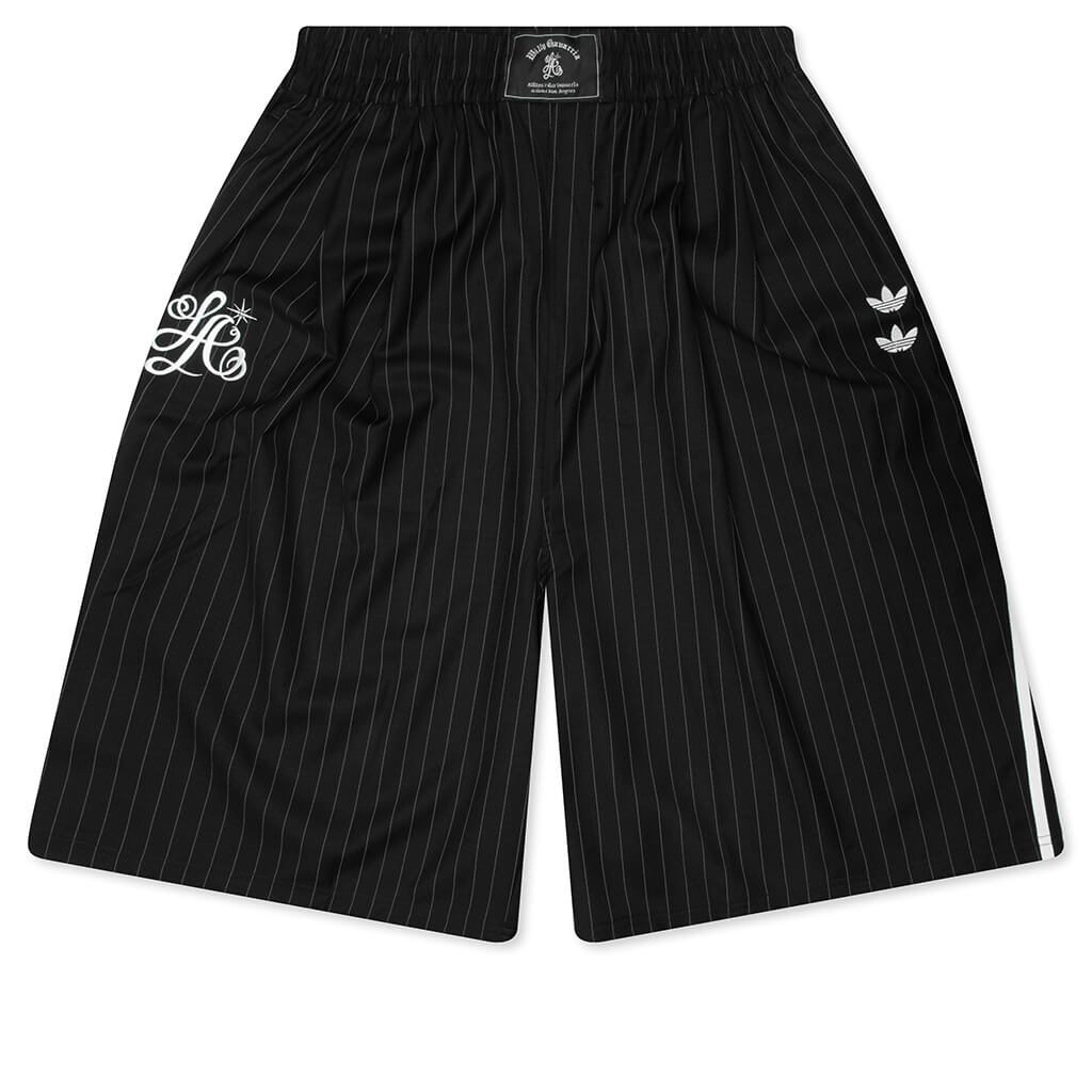 X Willy Chavarria Pinstripe Shorts Black Adidas оригінал – Купити в Україні – боковий вид - ADIDAS