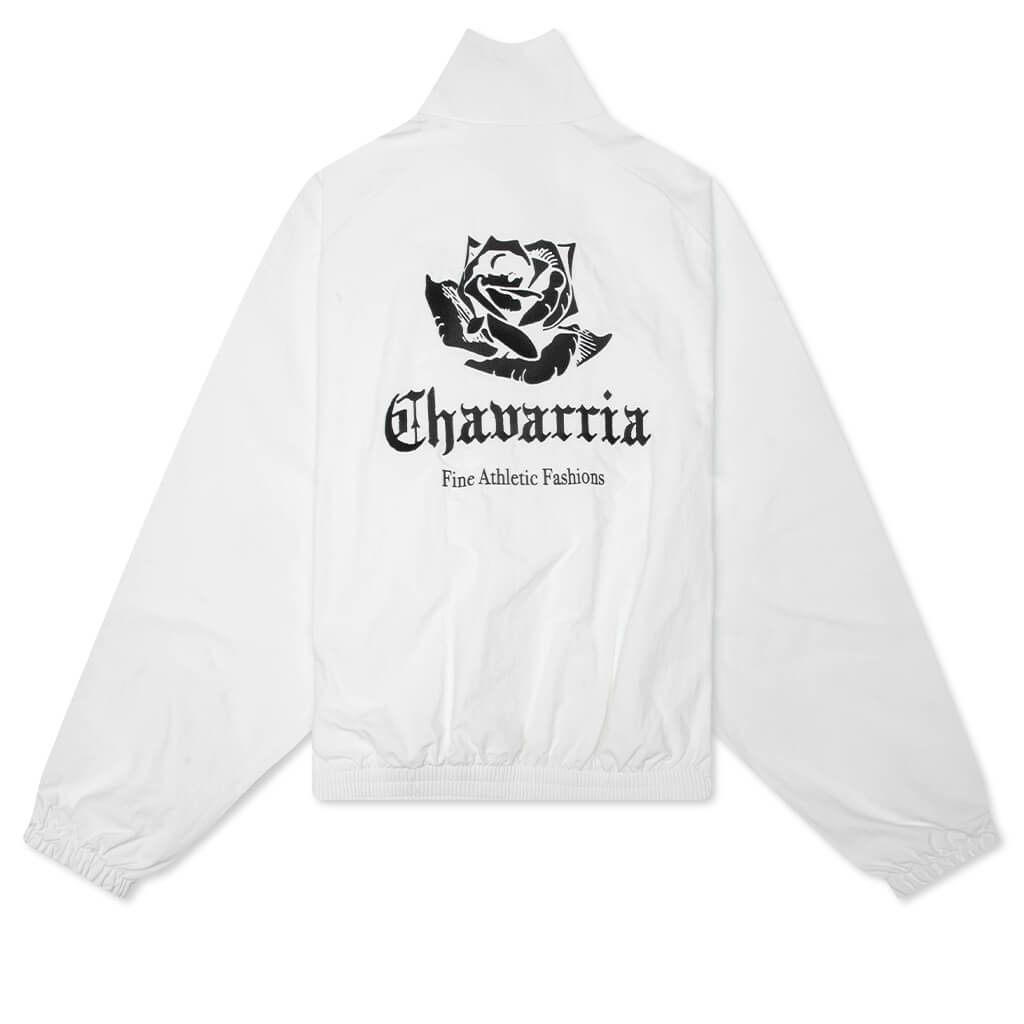 X Willy Chavarria Woven Track Jacket Off White Adidas оригінал – Купити в Україні – вид ззаду