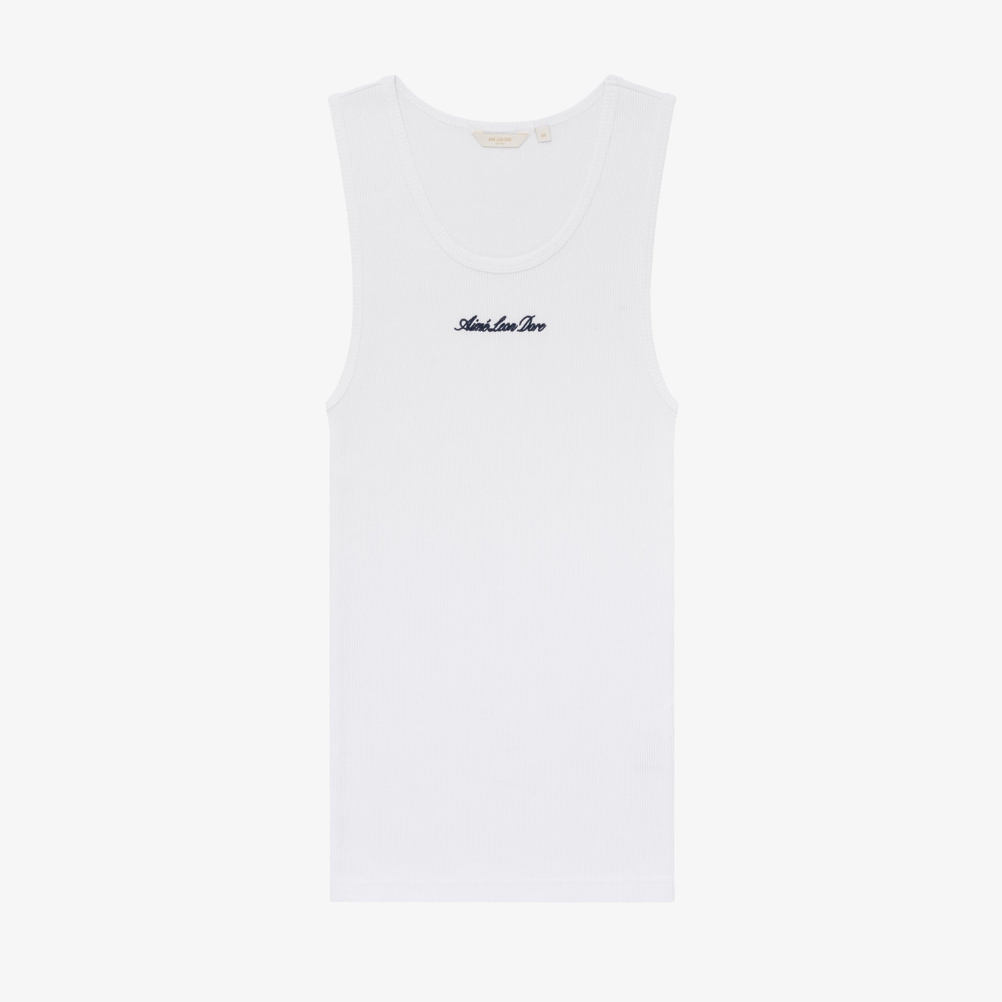 Embroidered Logo Tank Top Aime leon dore – Гарантія оригінальності – боковий вид