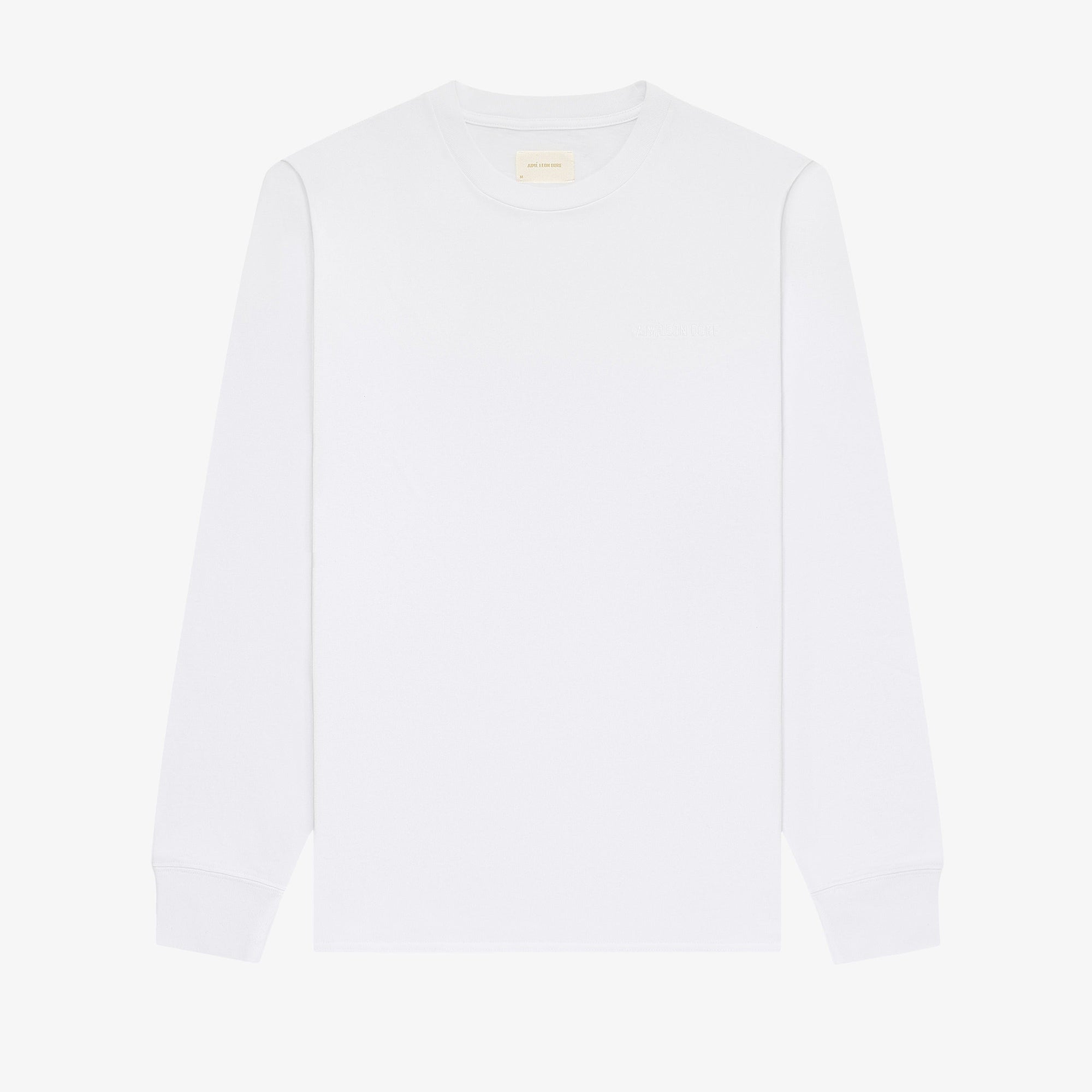Long-Sleeve Tonal Logo Tee Aime leon dore – Гарантія оригінальності – боковий вид