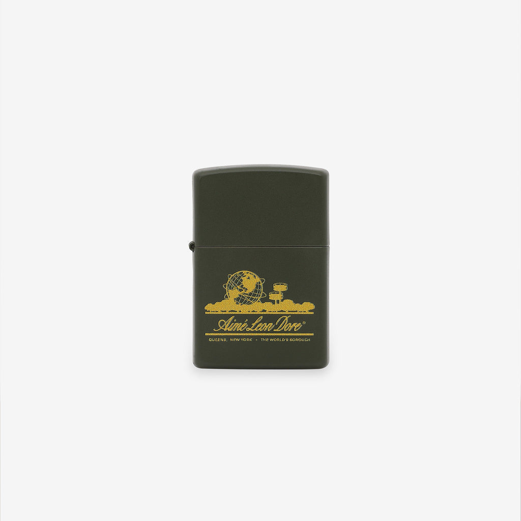 Unisphere Zippo Lighter Aime leon dore – Гарантія оригінальності – боковий вид