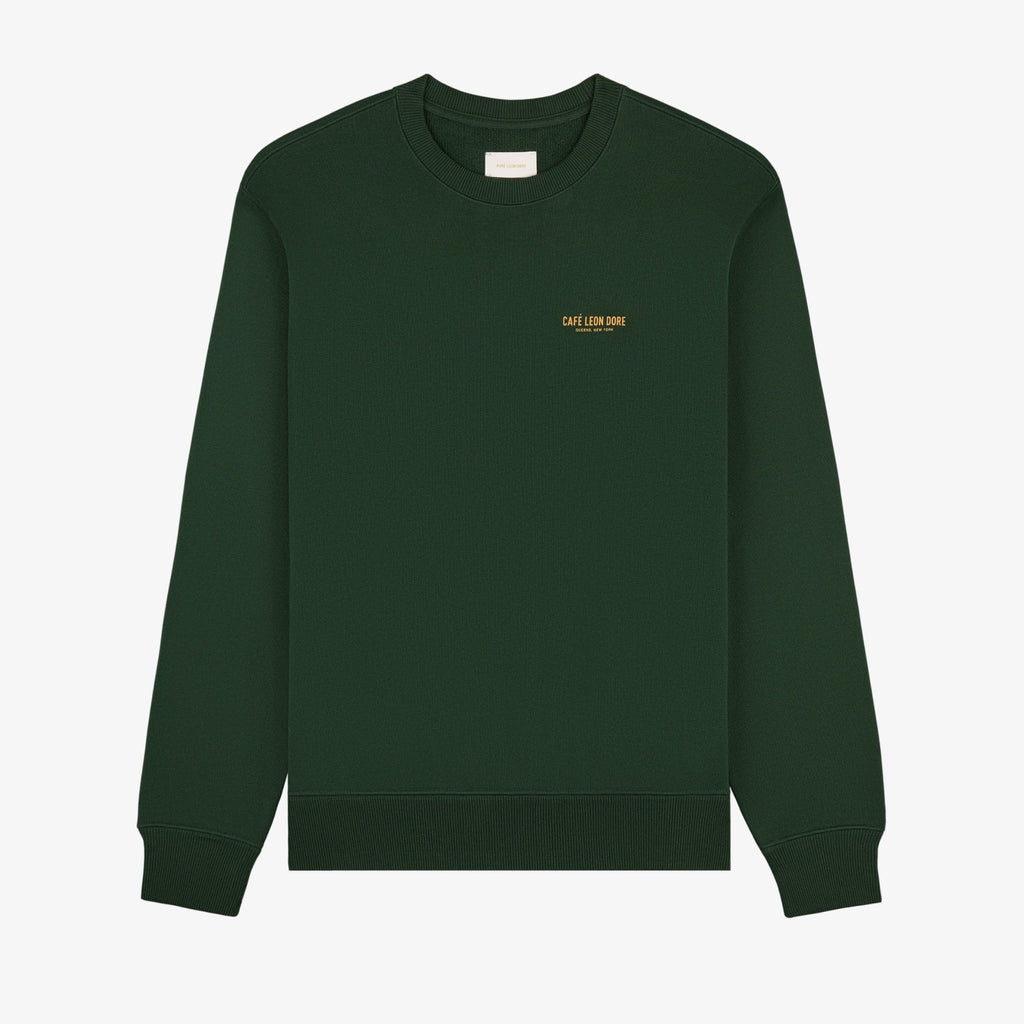 Оригінальна Café Leon Dore Crewneck Sweatshirt Aime leon dore – боковий вид