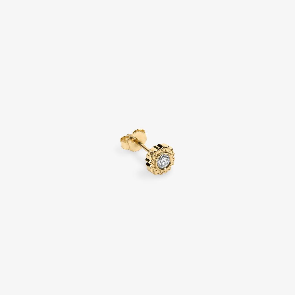 Hēlios Diamond Earring Aime leon dore – Гарантія оригінальності – боковий вид