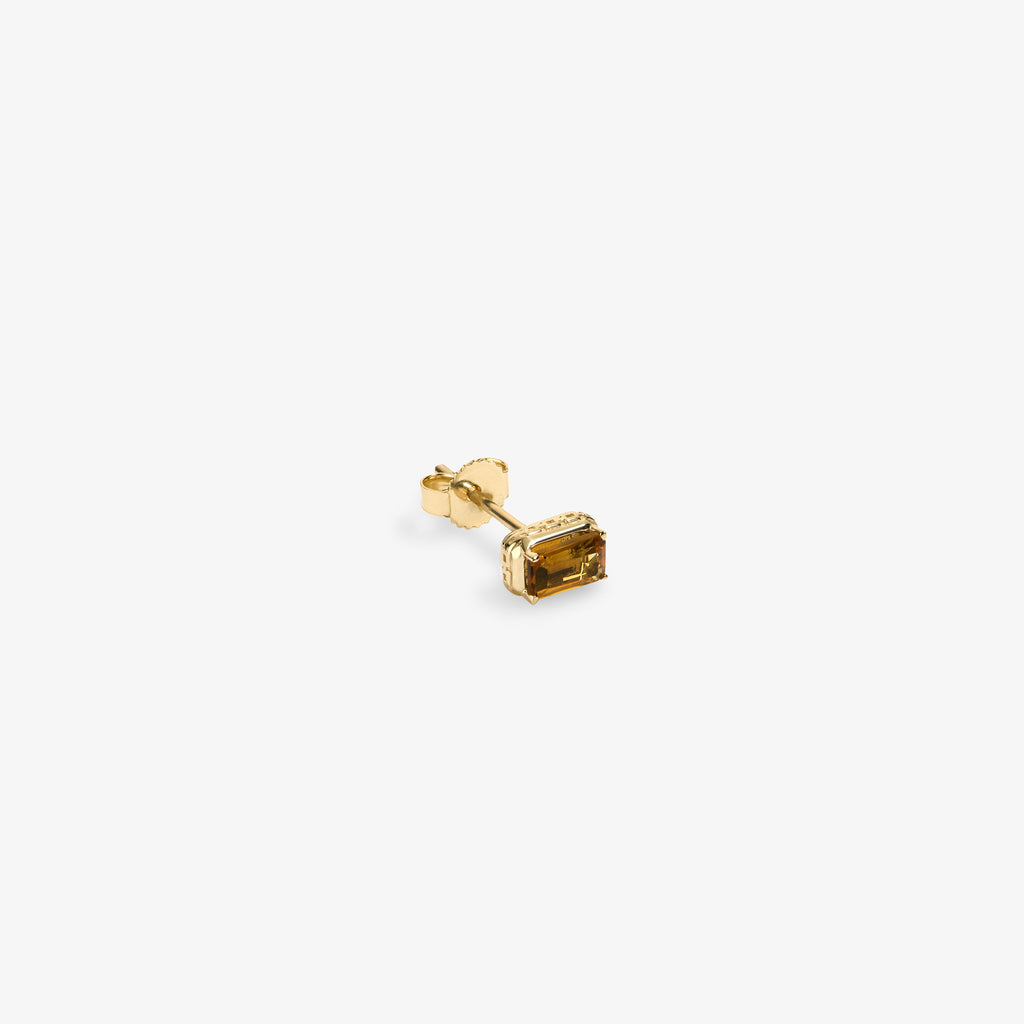 14kt Gold Citrine Earring Aime leon dore оригінал – Купити в Україні – боковий вид