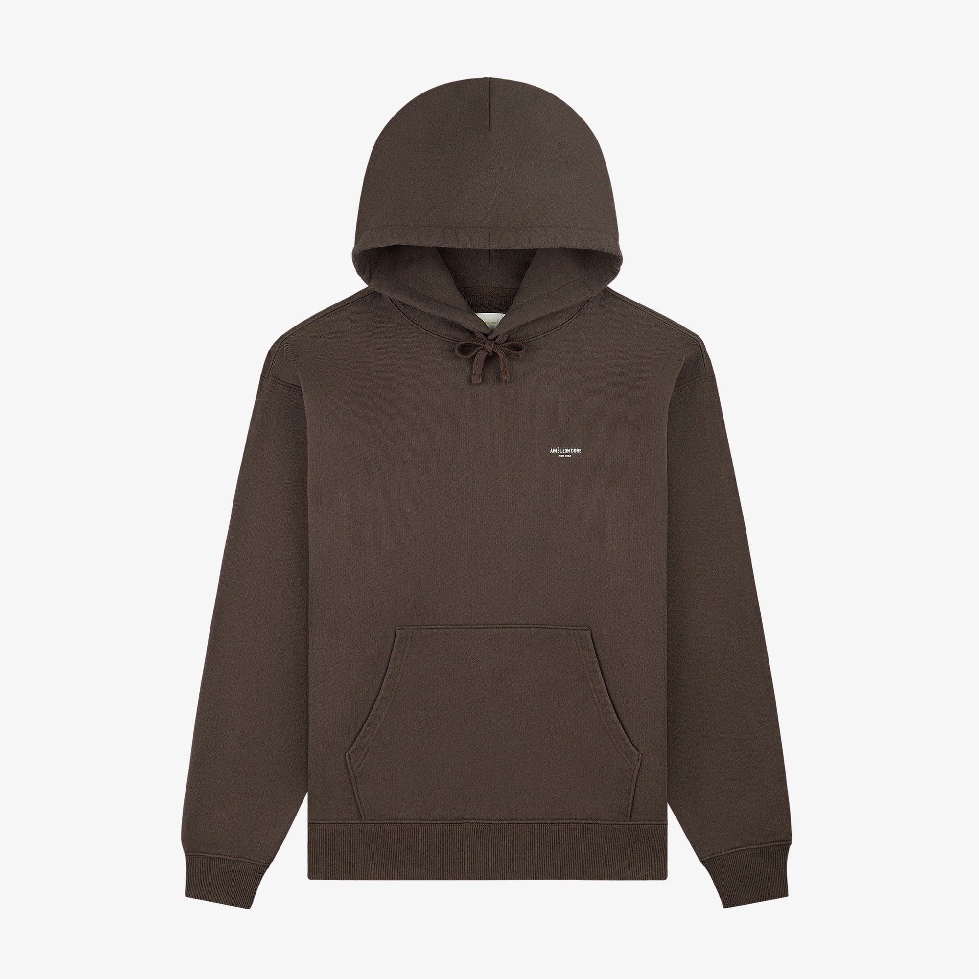 Micro Logo Hoodie Aime leon dore – Гарантія оригінальності – боковий вид