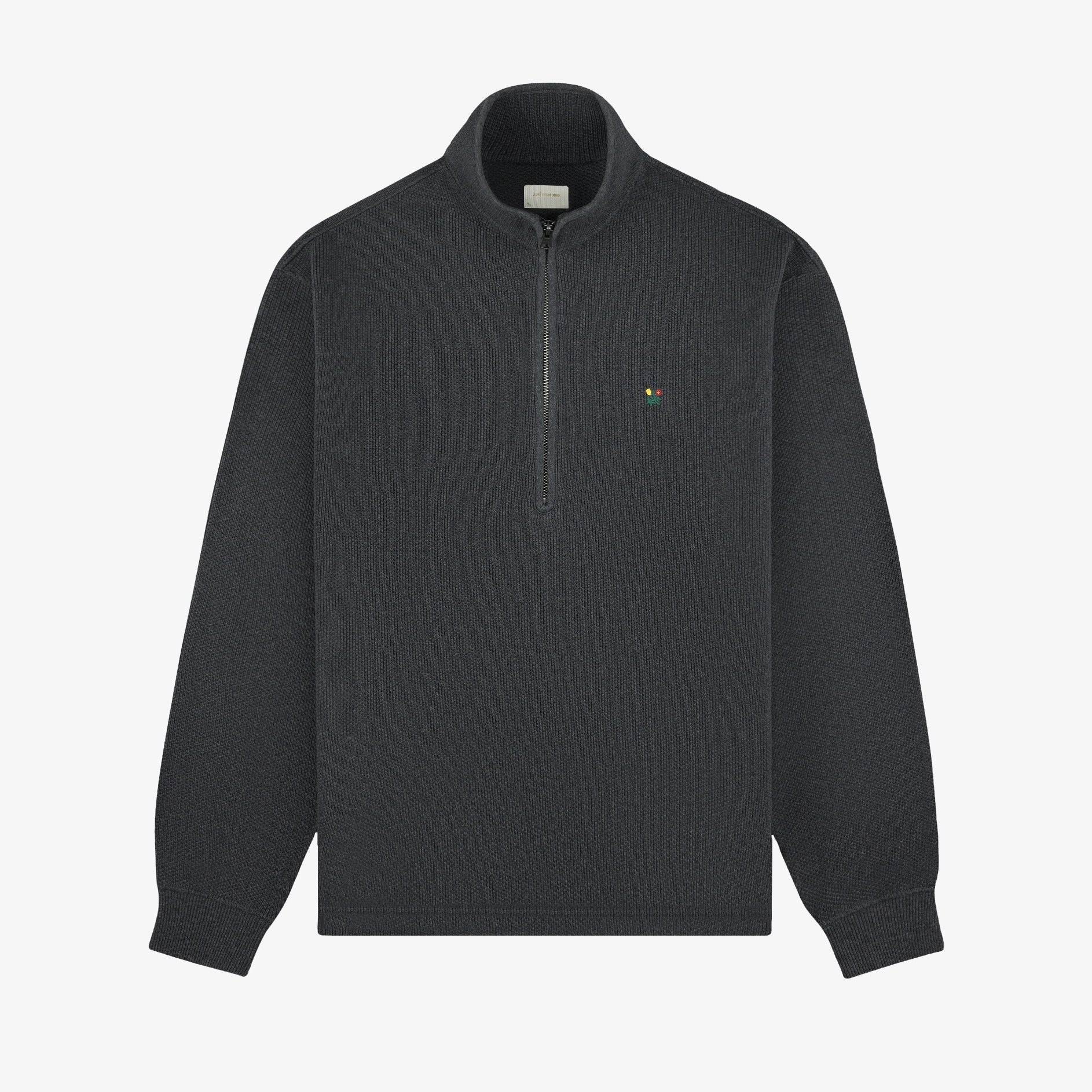 Crest Piqué Half-Zip Pullover Aime leon dore – Гарантія оригінальності – боковий вид