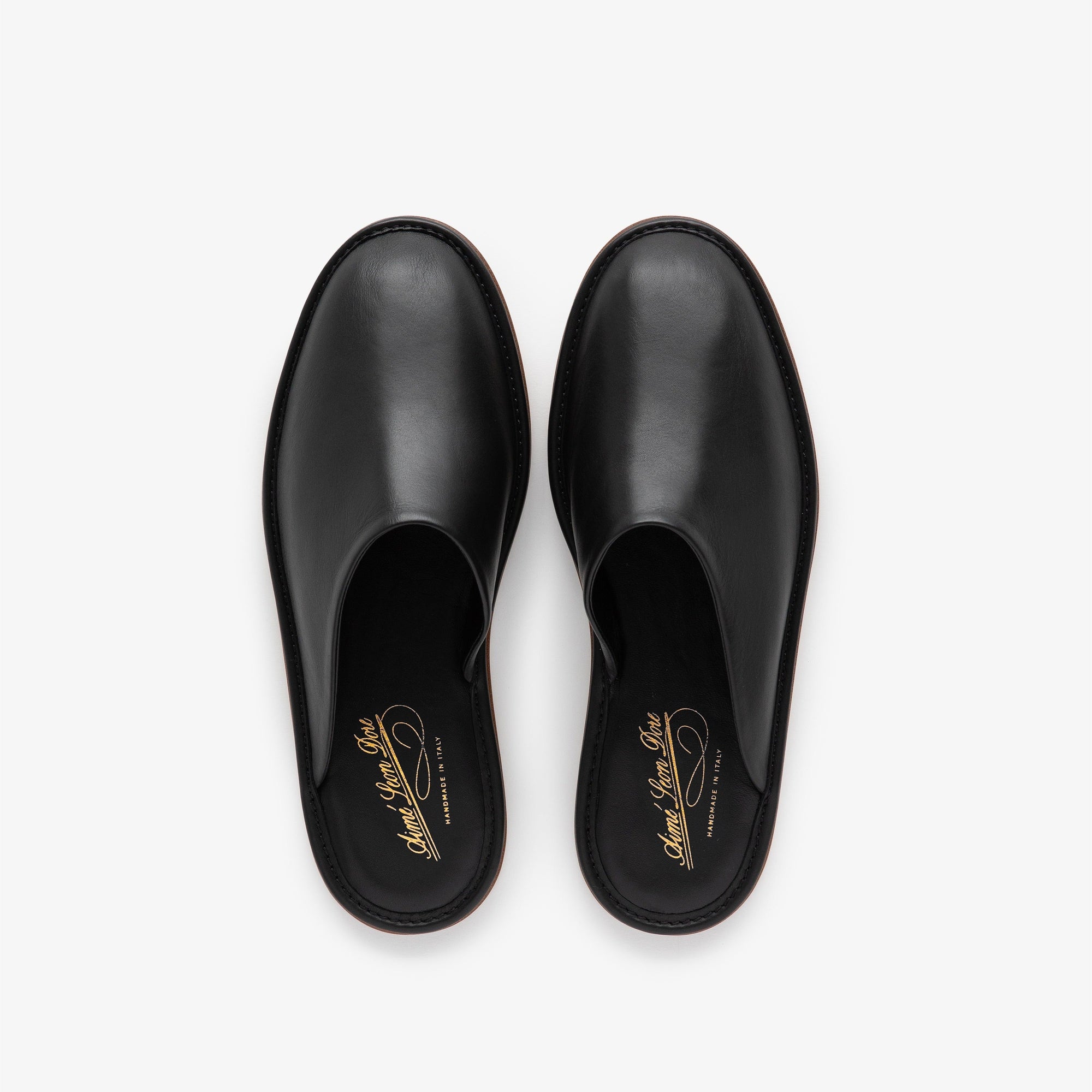 Leather Travel Slipper Aime leon dore – Гарантія оригінальності – боковий вид