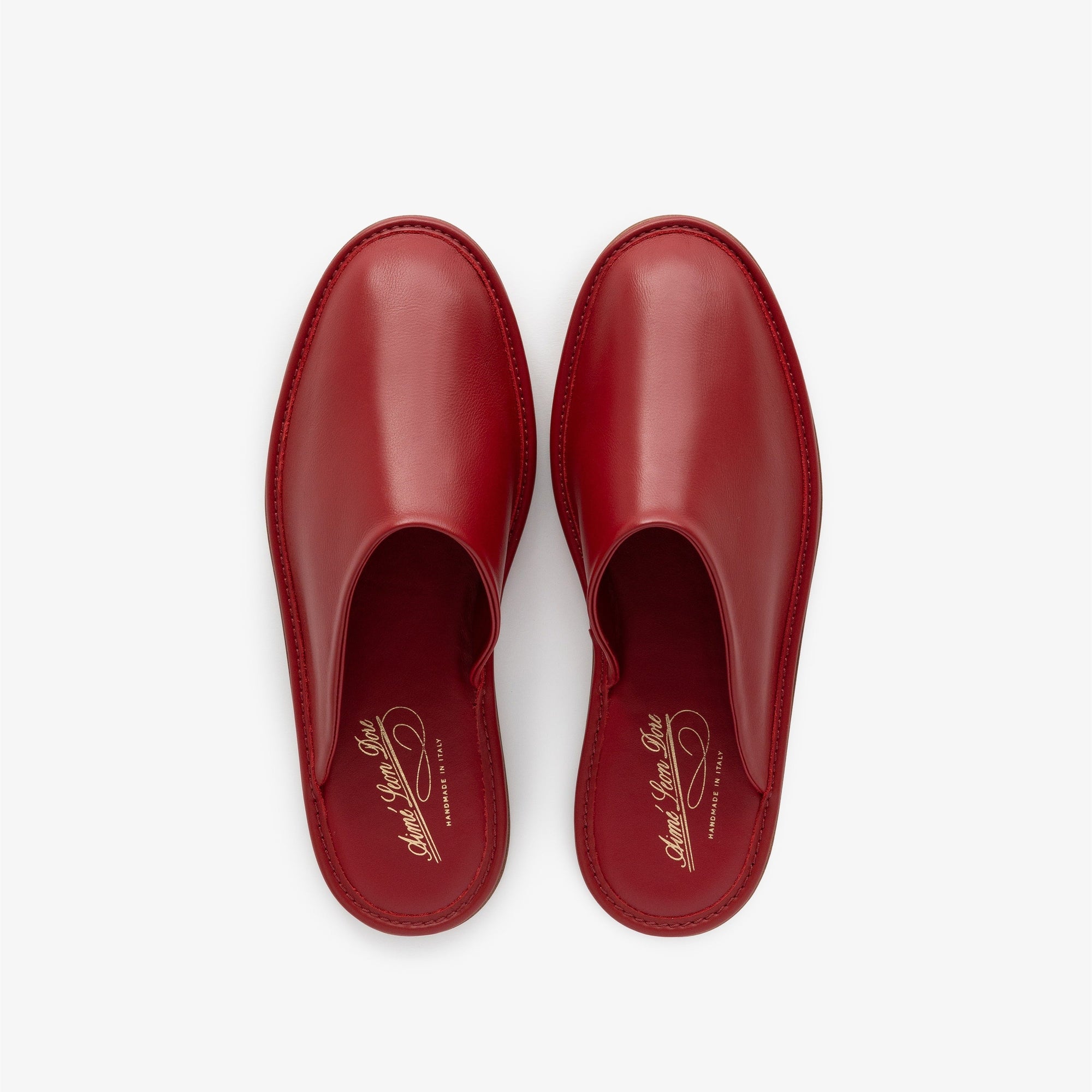 Leather Travel Slipper Aime leon dore – Гарантія оригінальності – боковий вид