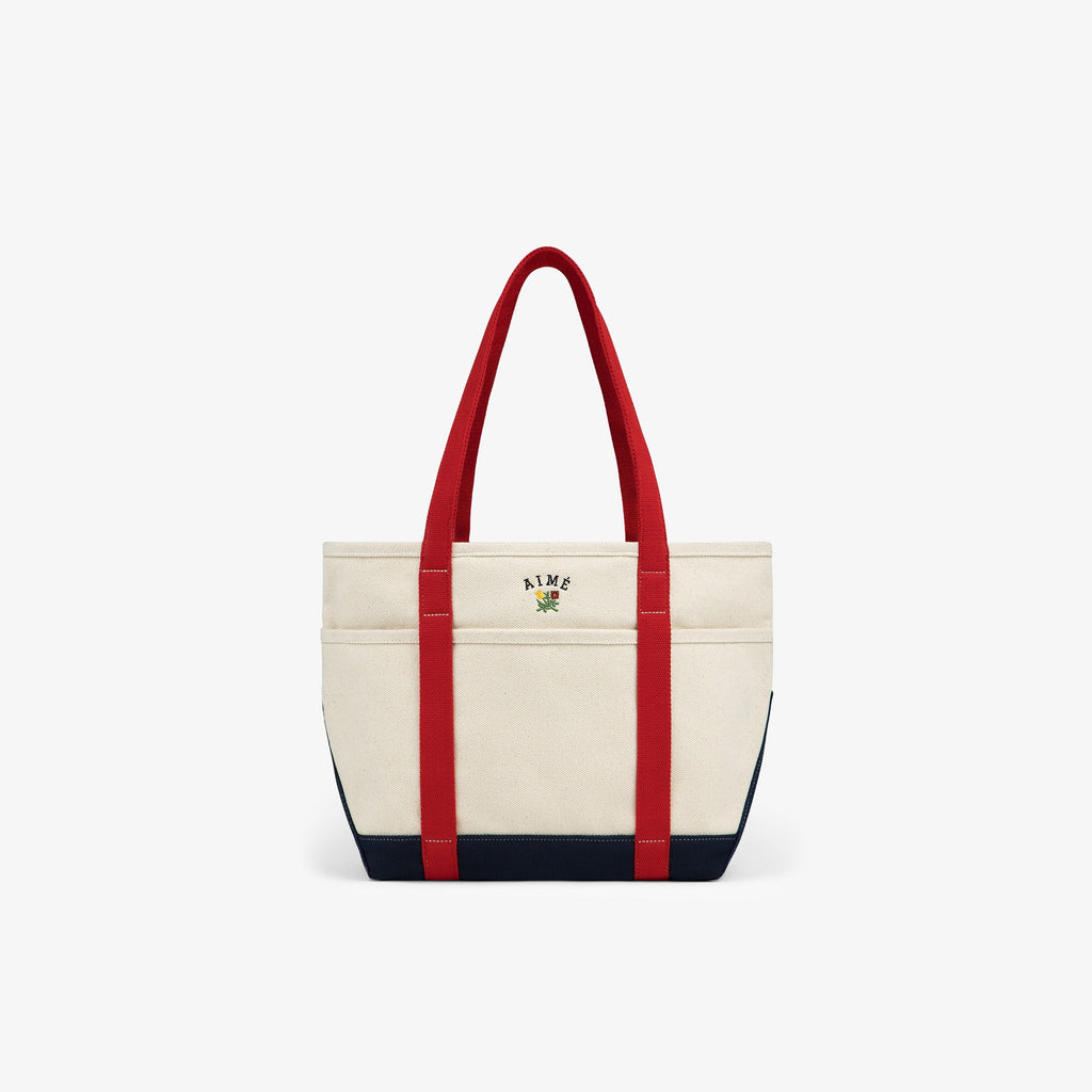 Оригінальна Small Crest Contrast Tote Bag Aime leon dore – боковий вид