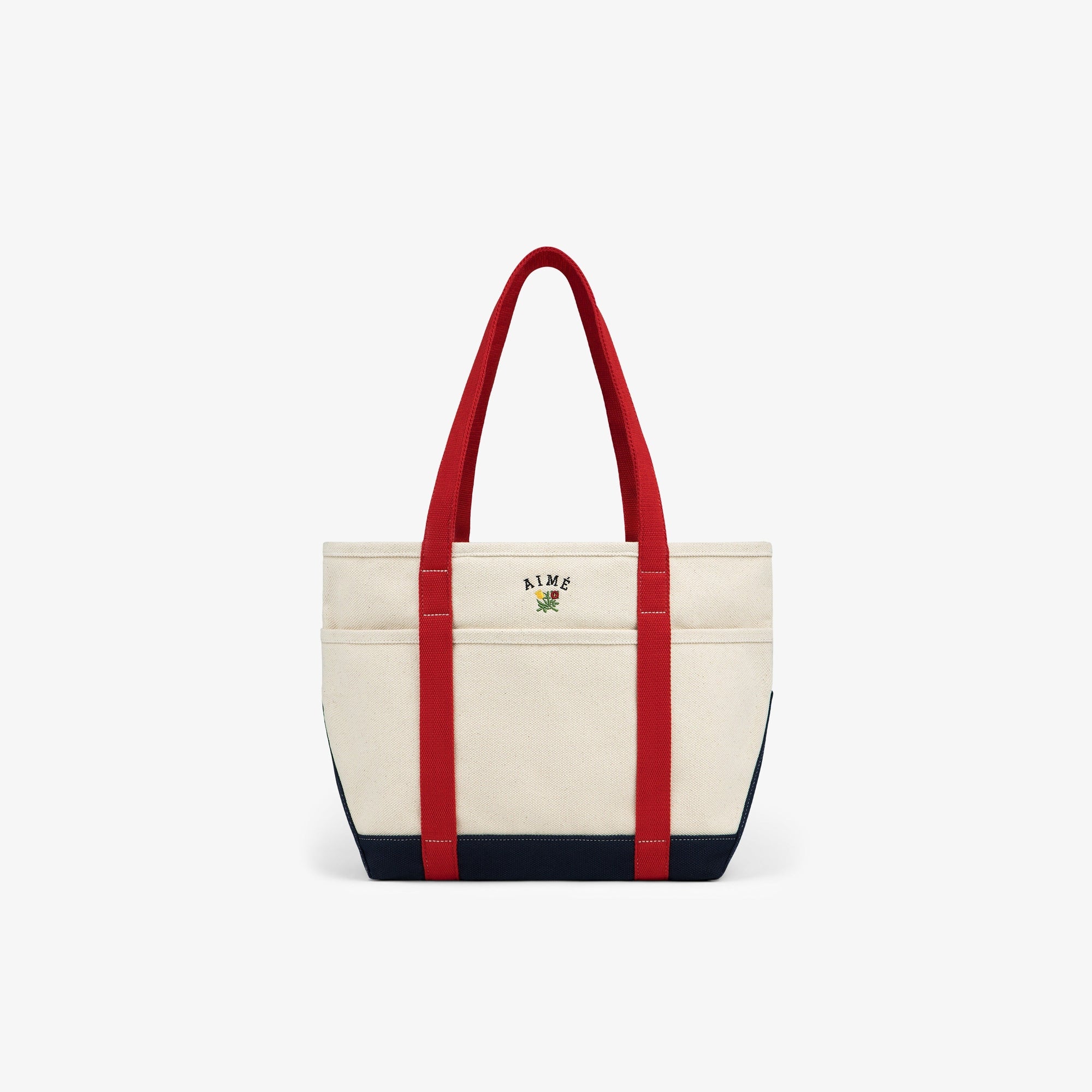 Оригінальна Small Crest Contrast Tote Bag Aime leon dore – боковий вид