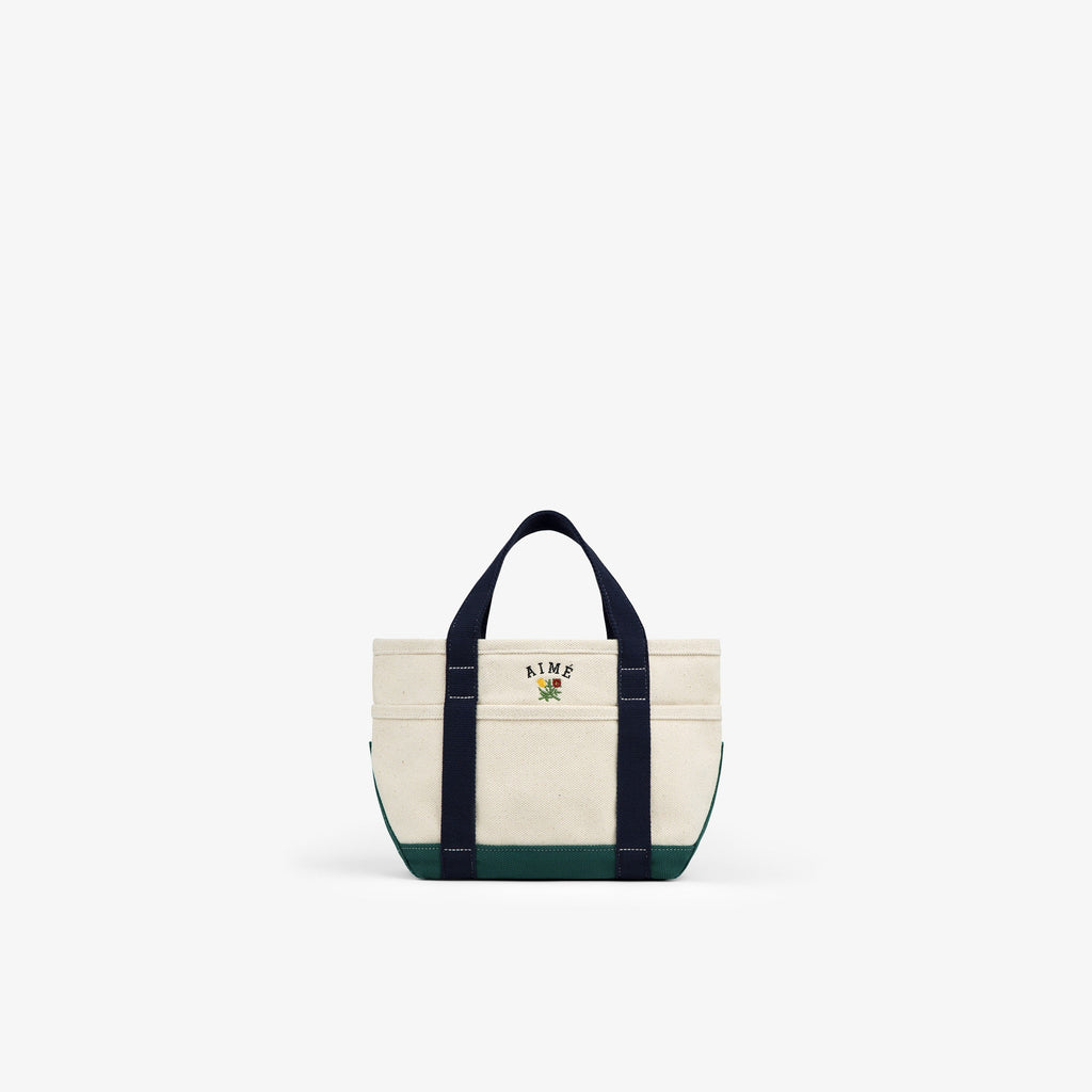 Mini Crest Contrast Tote Bag Aime leon dore оригінал – Купити в Україні – боковий вид