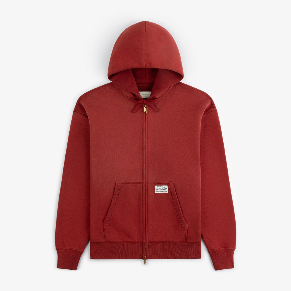 Оригінальна Sun Faded Full-Zip Hoodie Aime leon dore – боковий вид