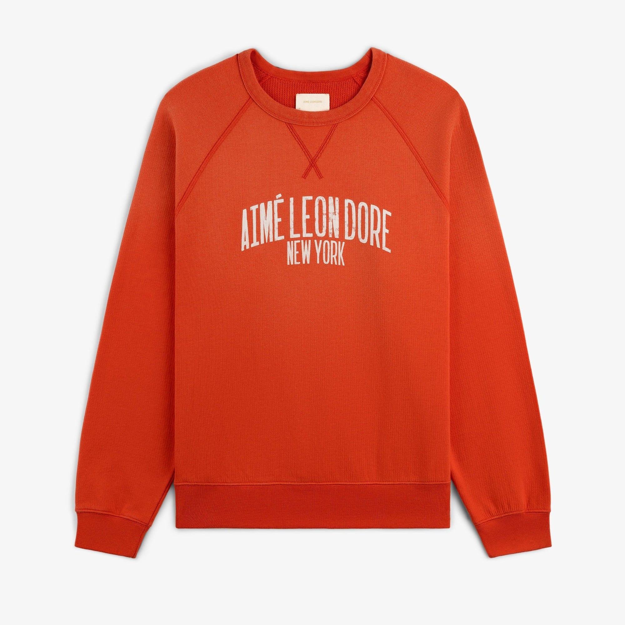 Оригінальна Vintage Washed Crewneck Sweatshirt Aime leon dore – боковий вид