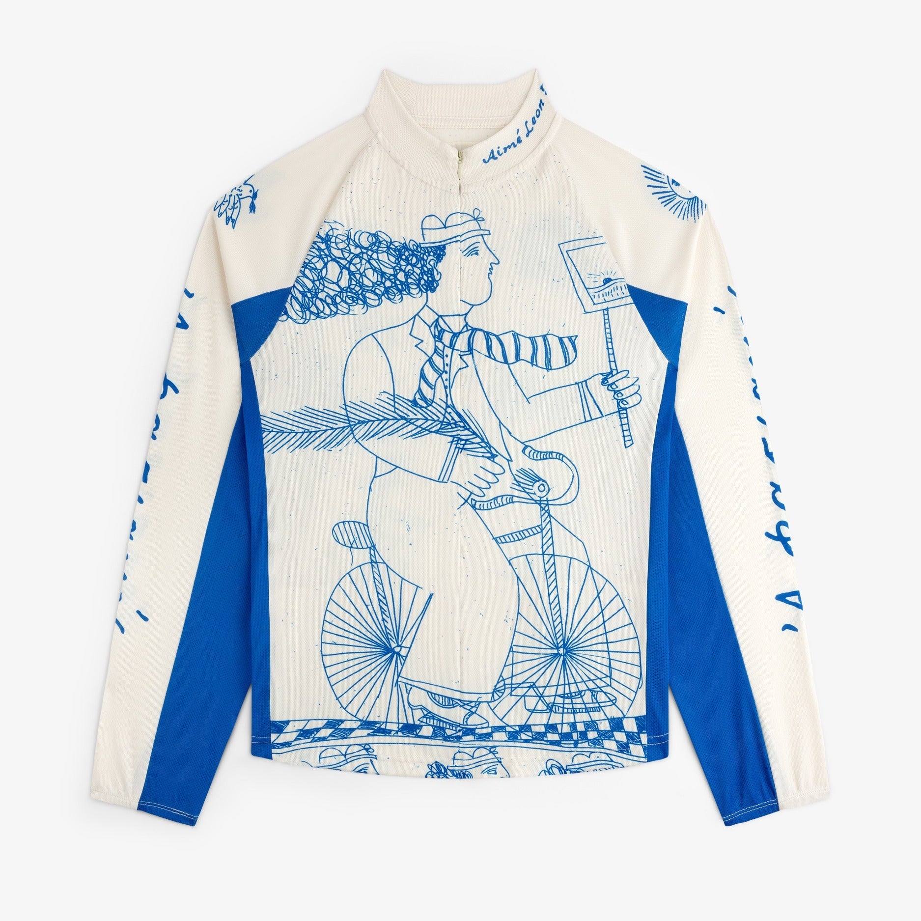 Fassianos Half-Zip Cycling Jersey Aime leon dore – Гарантія оригінальності – боковий вид