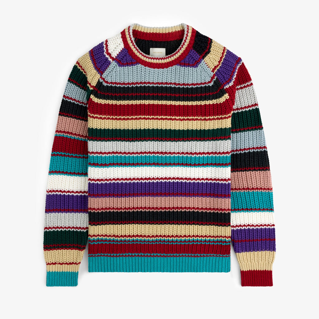 Striped Crewneck Sweater Aime leon dore оригінал – Купити в Україні – боковий вид