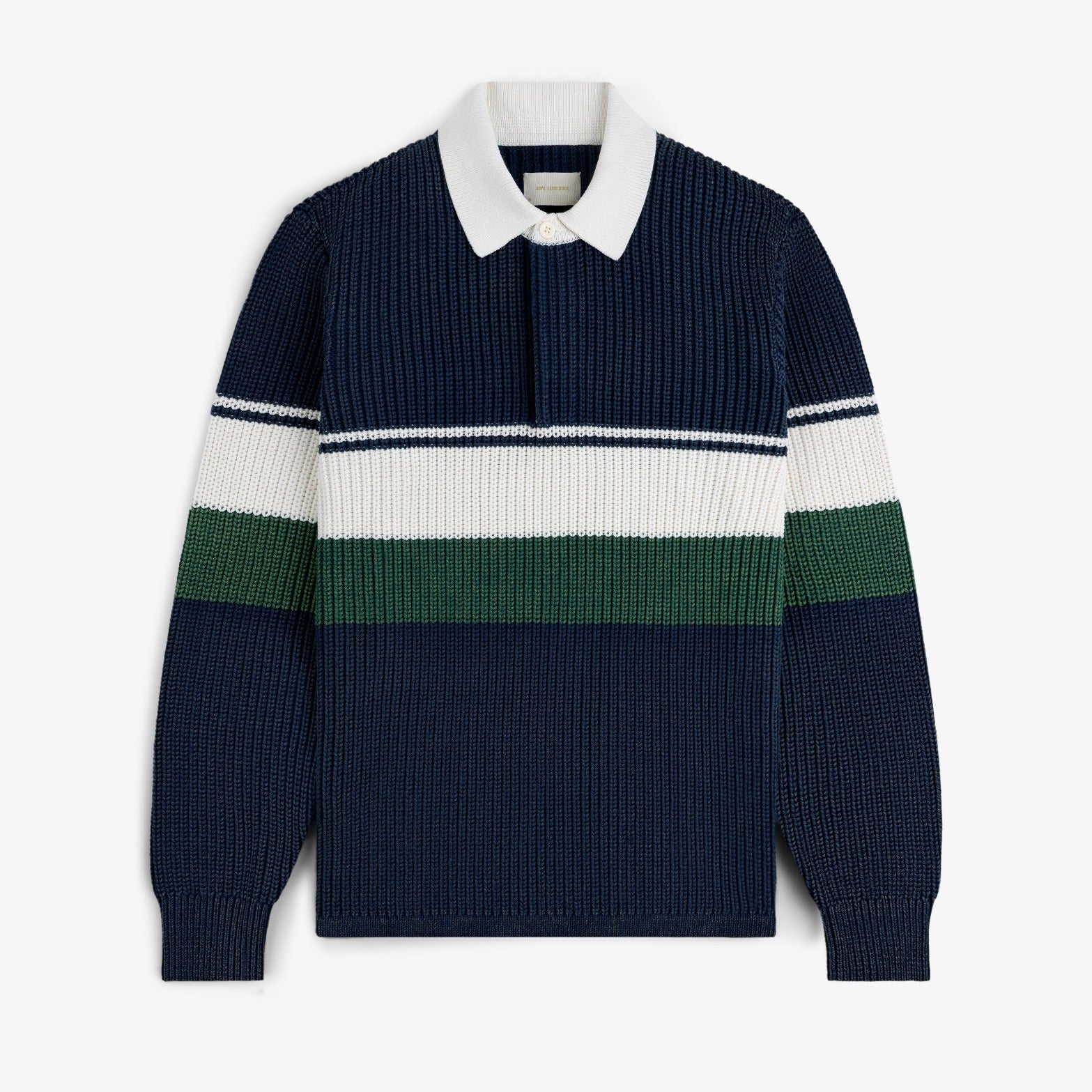 Striped Knit Rugby Aime leon dore оригінал – Купити в Україні – боковий вид