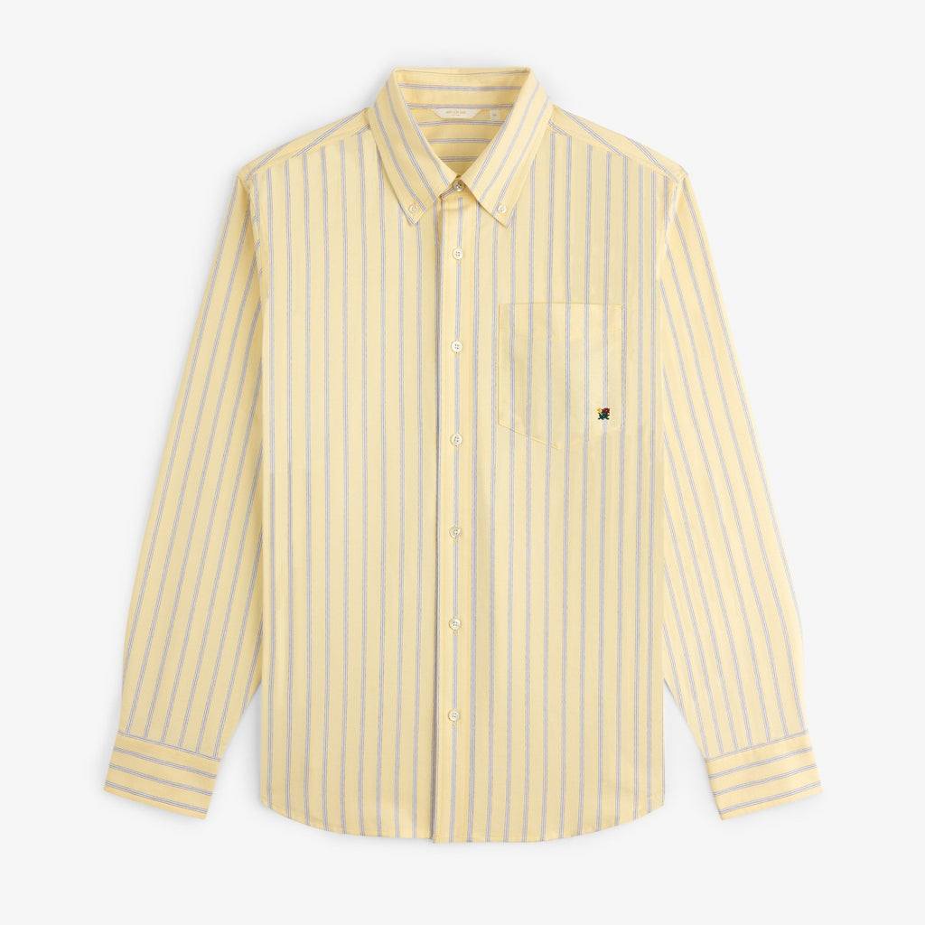 Yarn Dyed Striped Crest Shirt Aime leon dore – Гарантія оригінальності – боковий вид