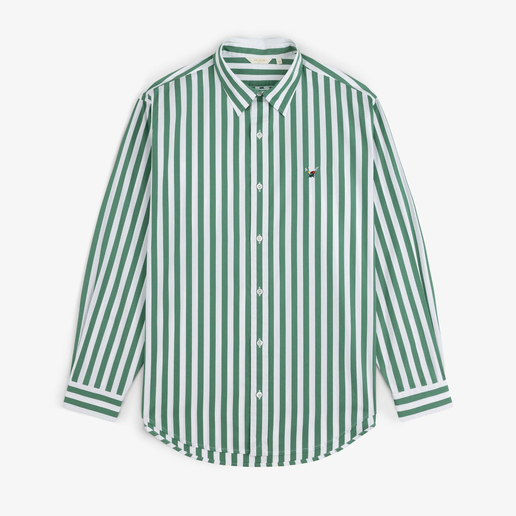 Striped Leon Overshirt Aime leon dore оригінал – Купити в Україні – боковий вид