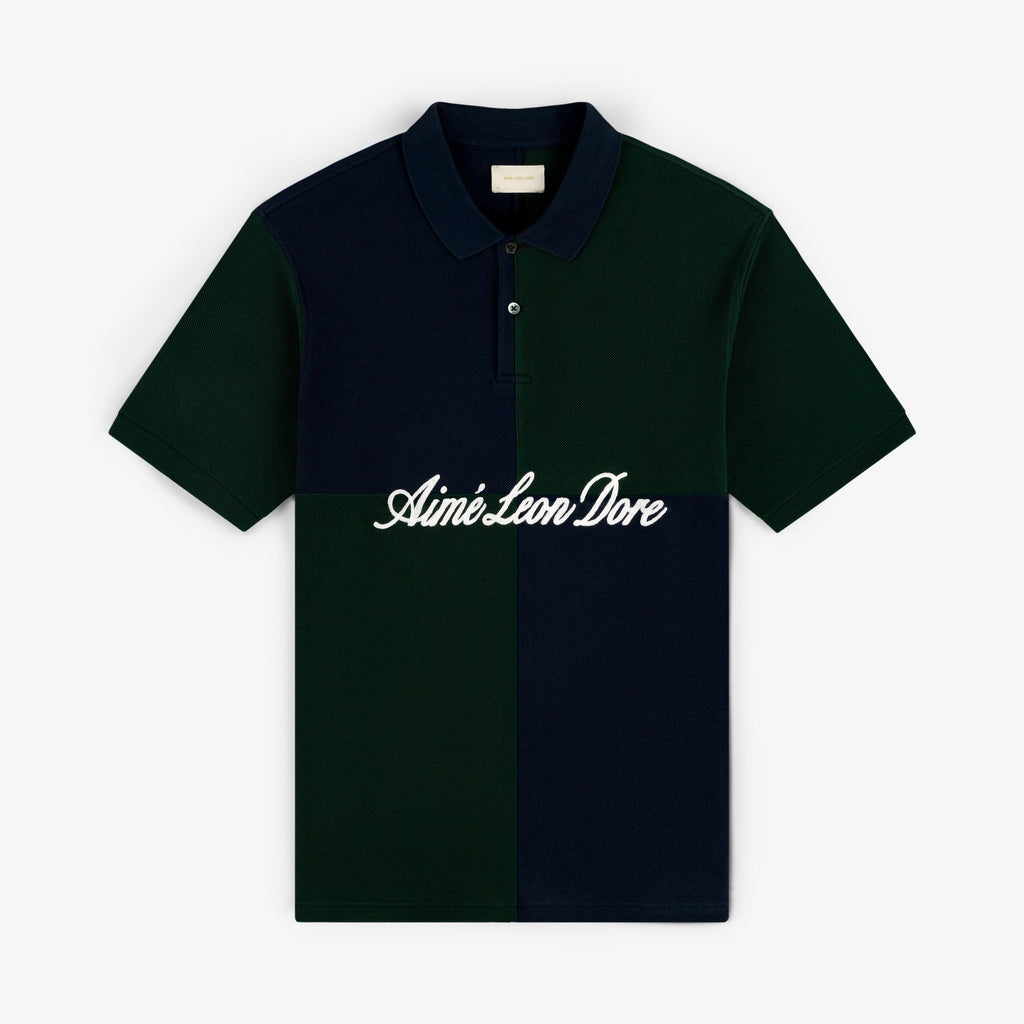 Color Blocked Pique Polo Aime leon dore оригінал – Купити в Україні – боковий вид