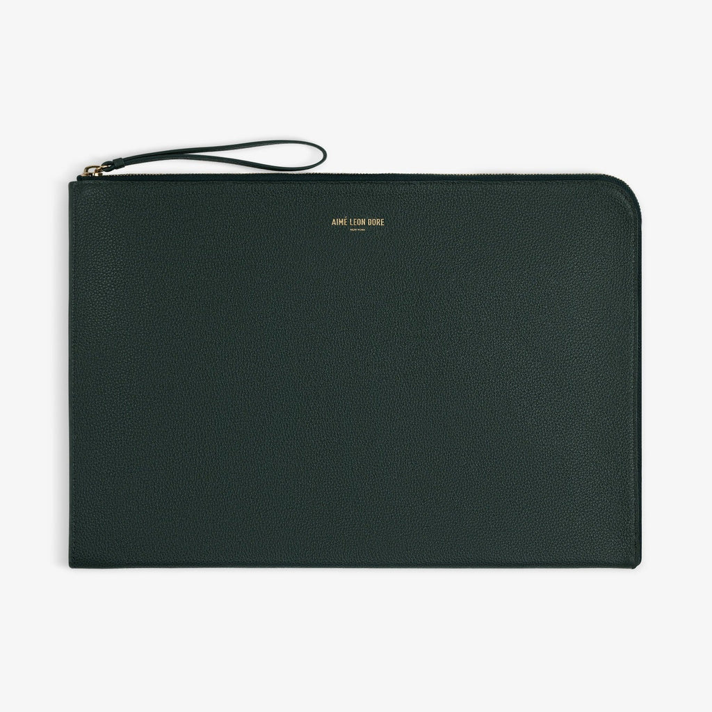 Оригінальна Large Leather Pouch Aime leon dore – боковий вид