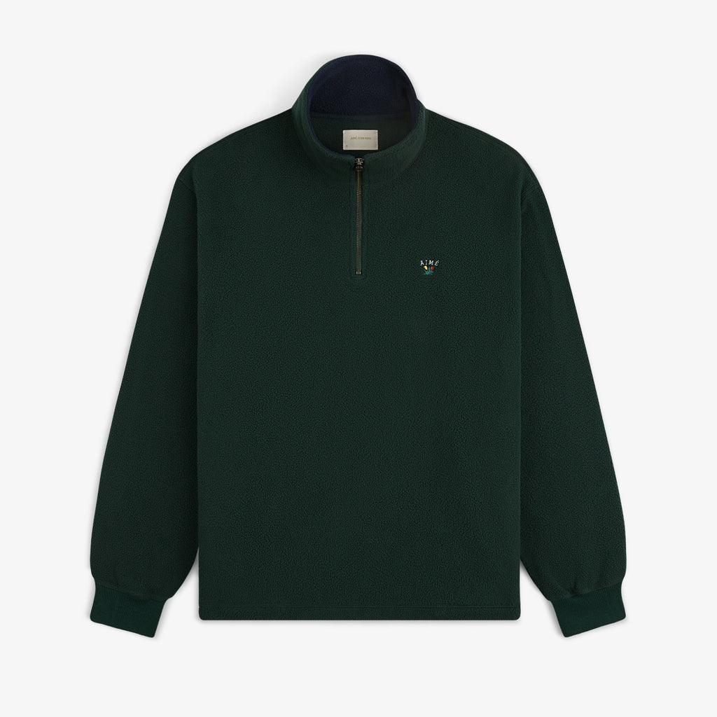 Оригінальна Crest Quarter-Zip Fleece Pullover Aime leon dore – боковий вид