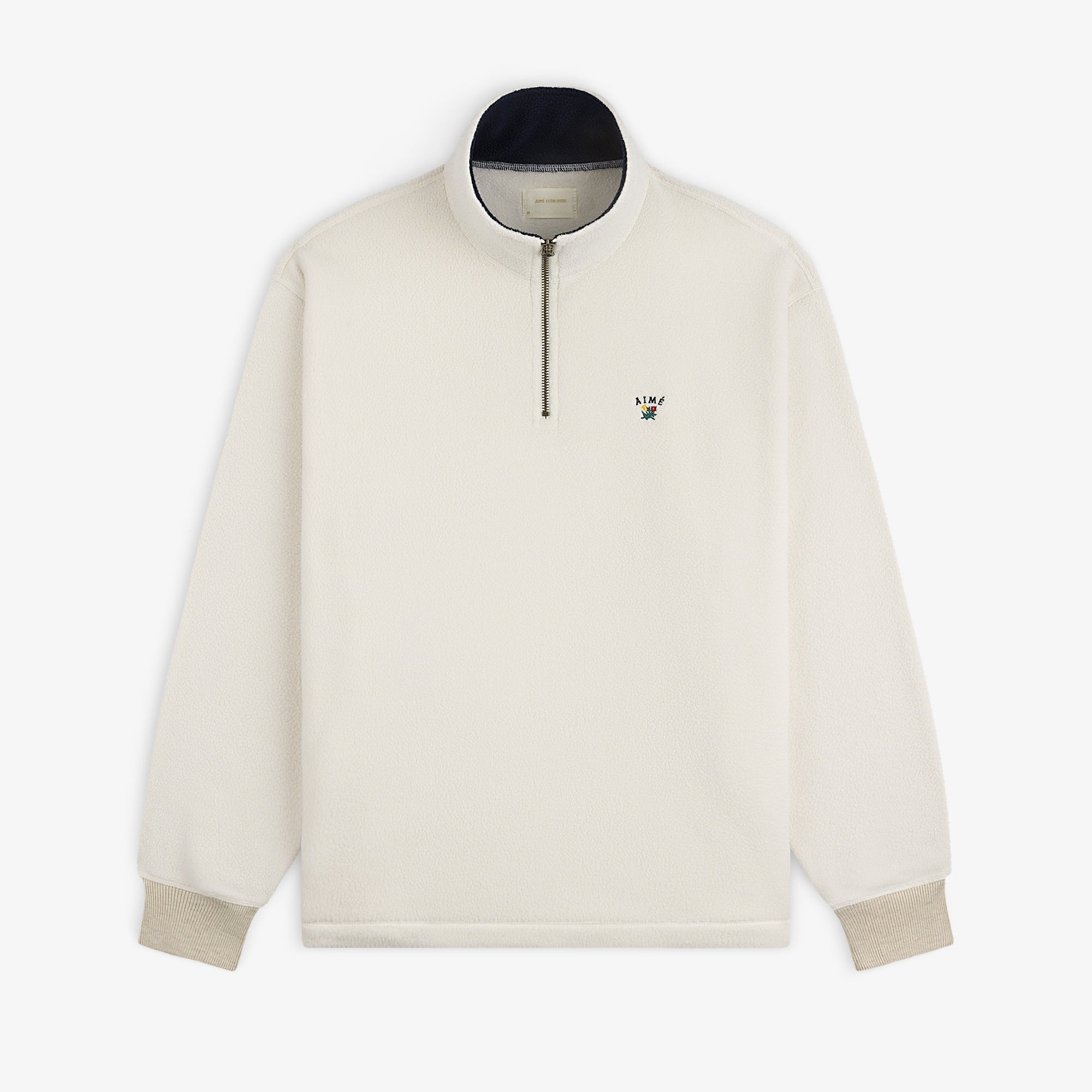 Оригінальна Crest Quarter-Zip Fleece Pullover Aime leon dore – боковий вид
