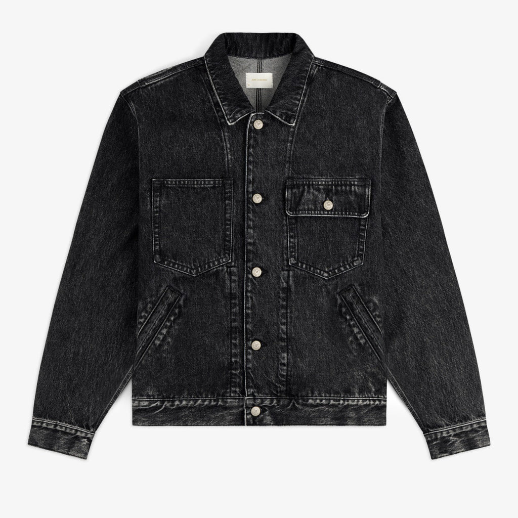 Denim Trucker Jacket Aime leon dore – Гарантія оригінальності – боковий вид