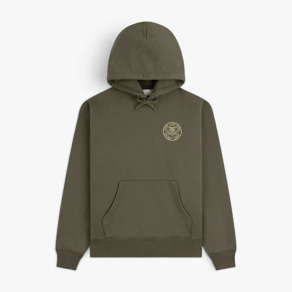 Signet Logo Hoodie Aime leon dore – Гарантія оригінальності – боковий вид