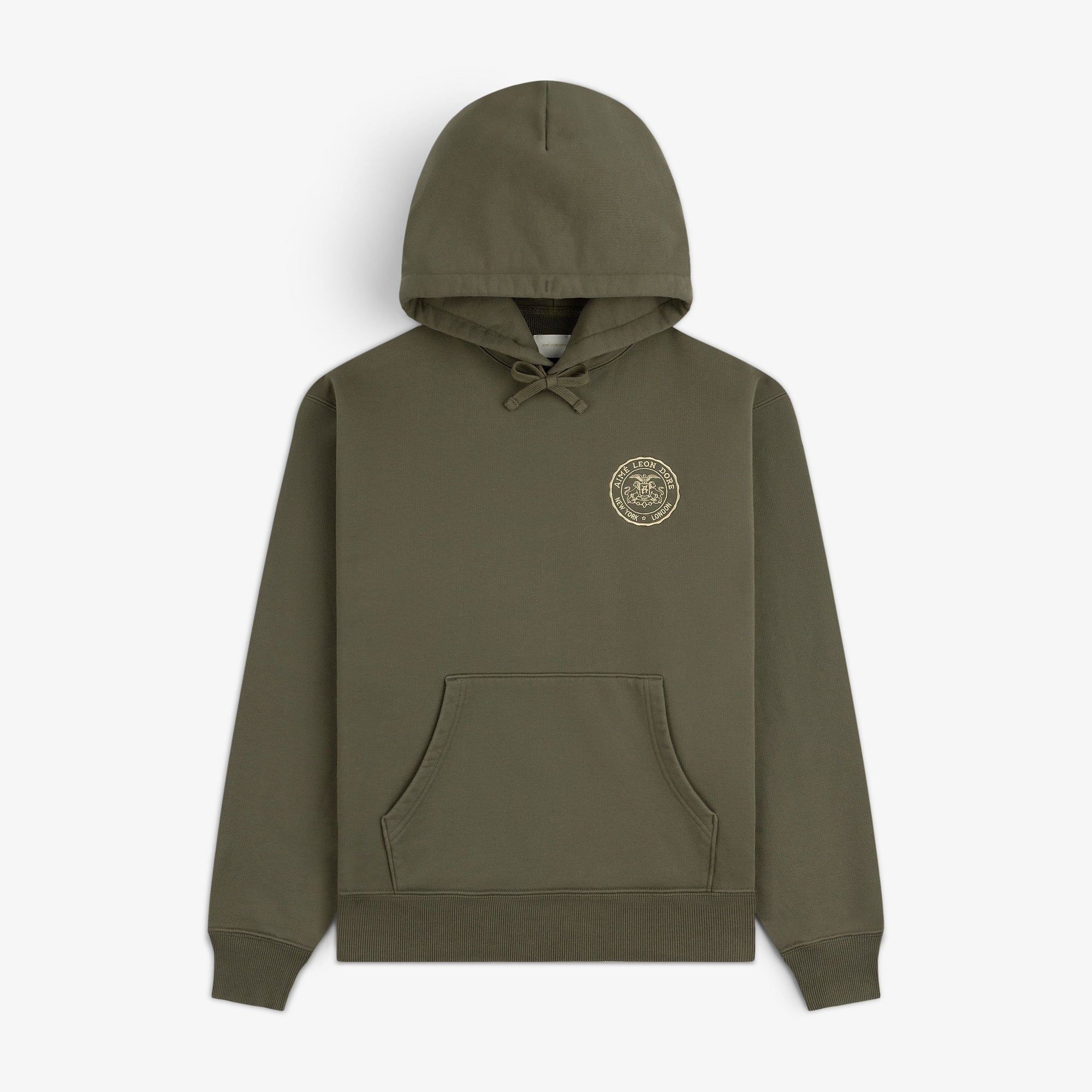 Signet Logo Hoodie Aime leon dore – Гарантія оригінальності – боковий вид