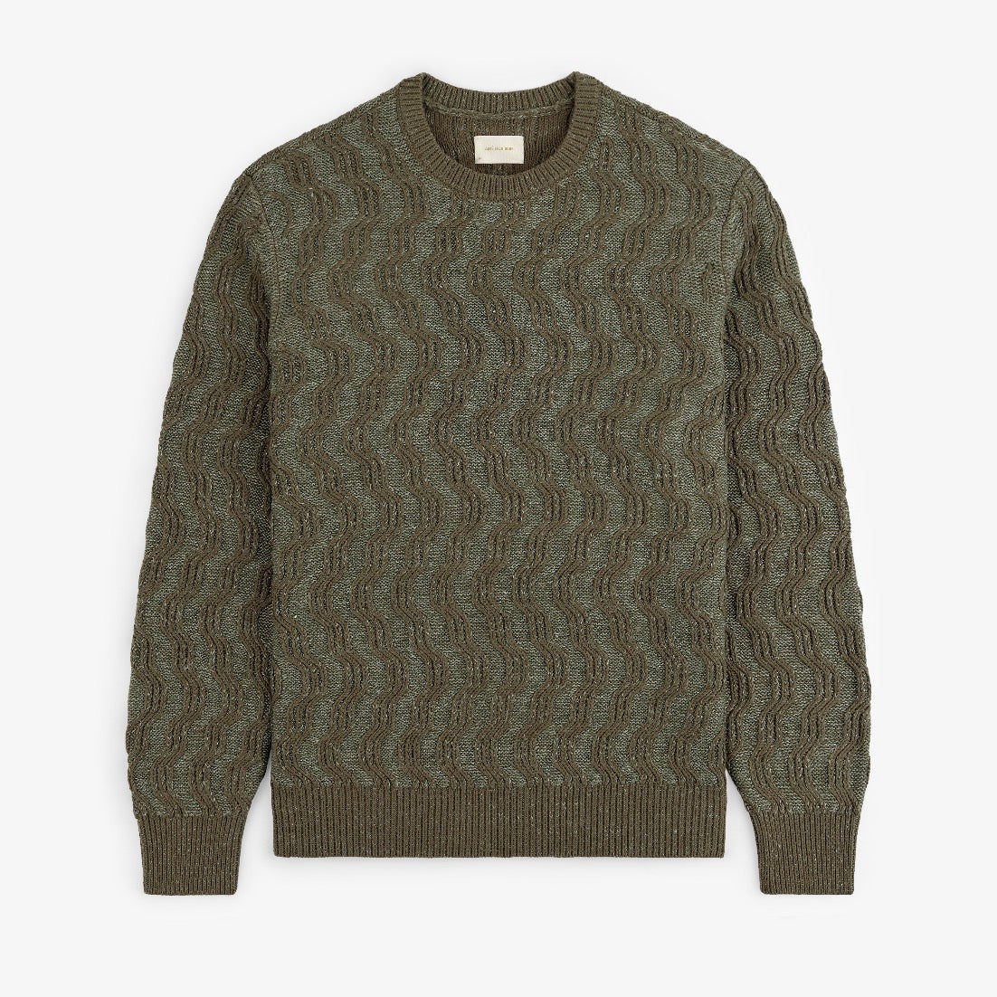Linen Blend Cable Knit Sweater Aime leon dore – Гарантія оригінальності – боковий вид