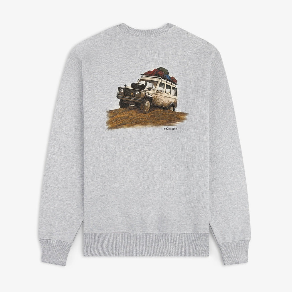 Safari Crewneck Sweatshirt Aime leon dore – Гарантія оригінальності – боковий вид