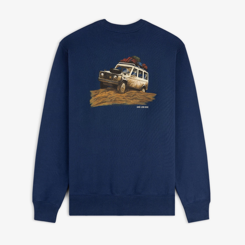 Safari Crewneck Sweatshirt Aime leon dore – Гарантія оригінальності – боковий вид
