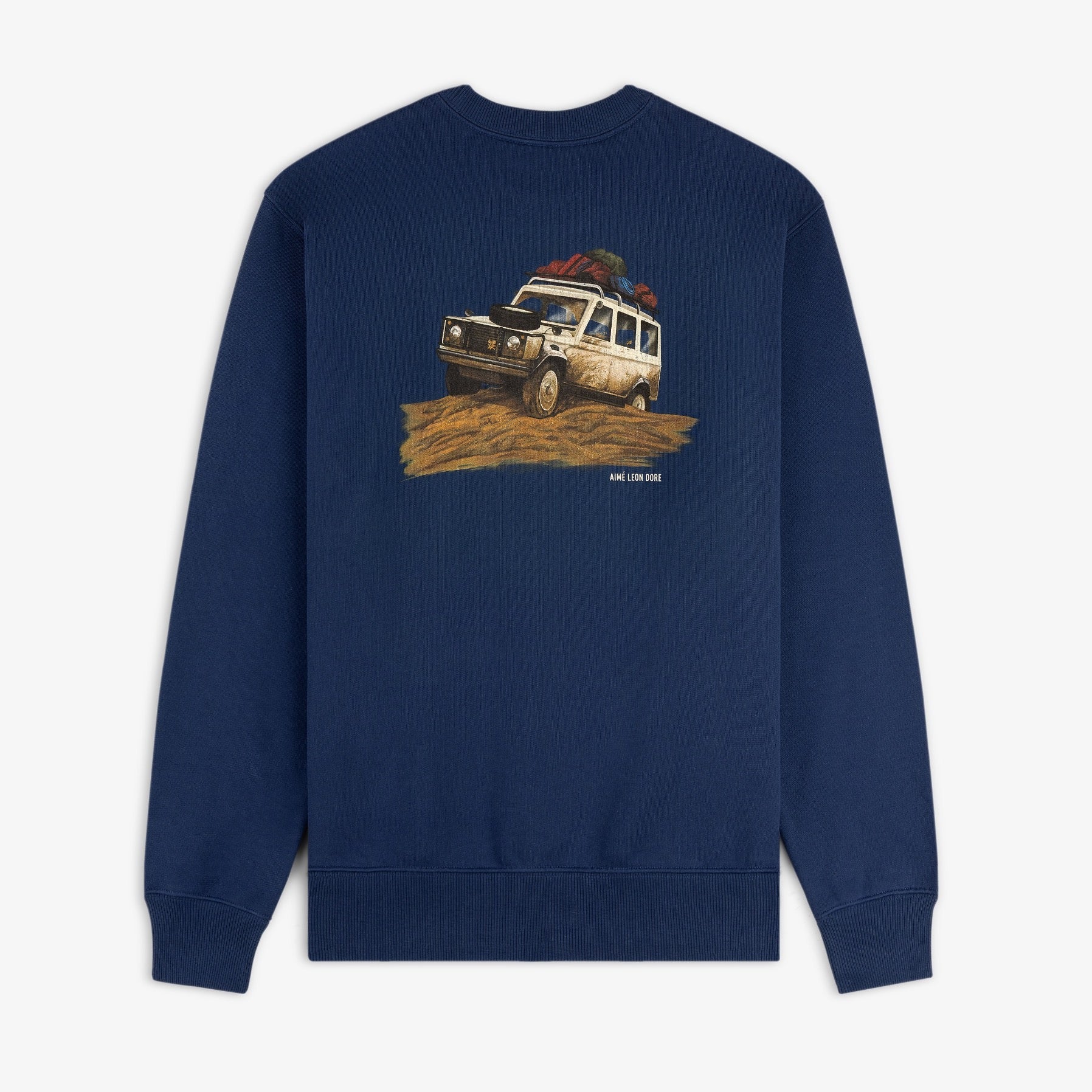 Safari Crewneck Sweatshirt Aime leon dore – Гарантія оригінальності – боковий вид