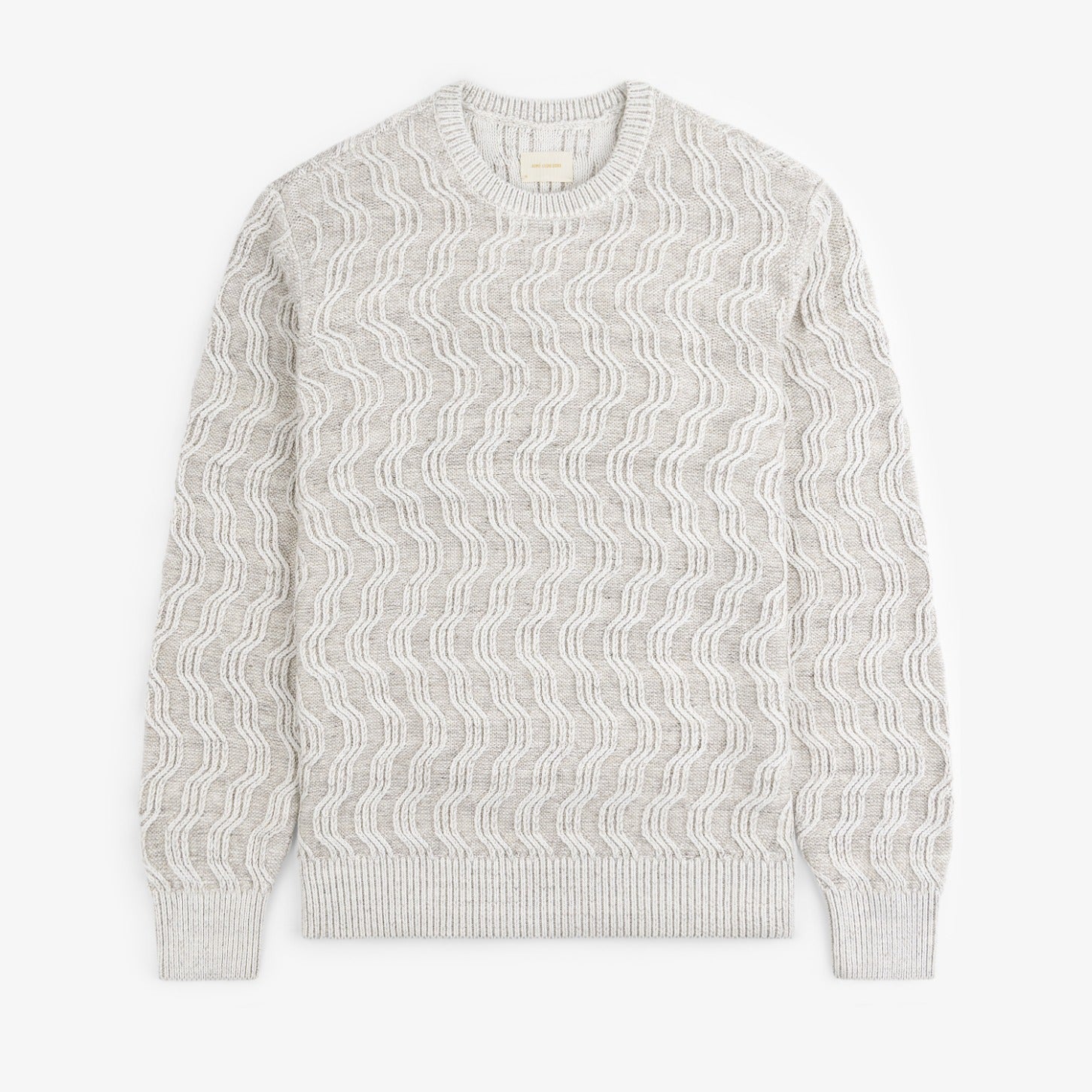 Linen Blend Cable Knit Sweater Aime leon dore – Гарантія оригінальності – боковий вид