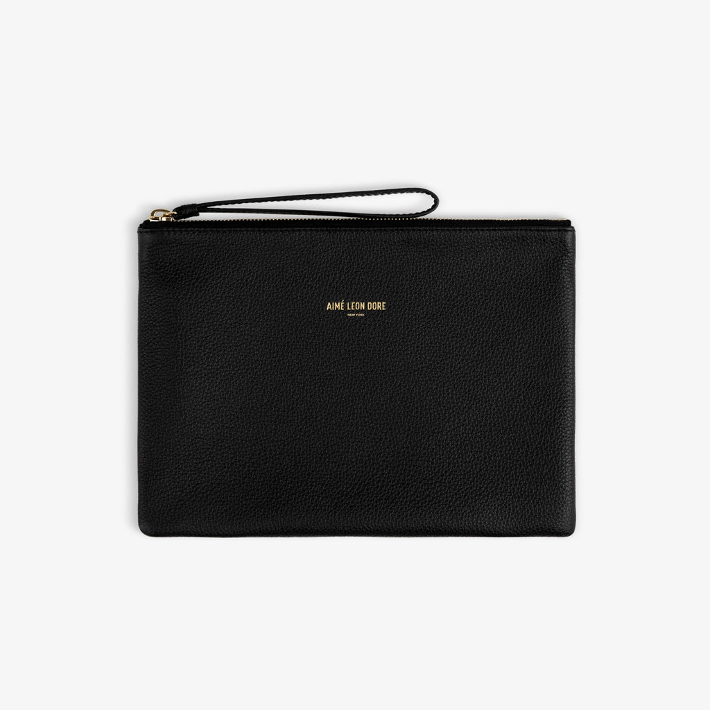 Small Leather Pouch Aime leon dore – Гарантія оригінальності – боковий вид