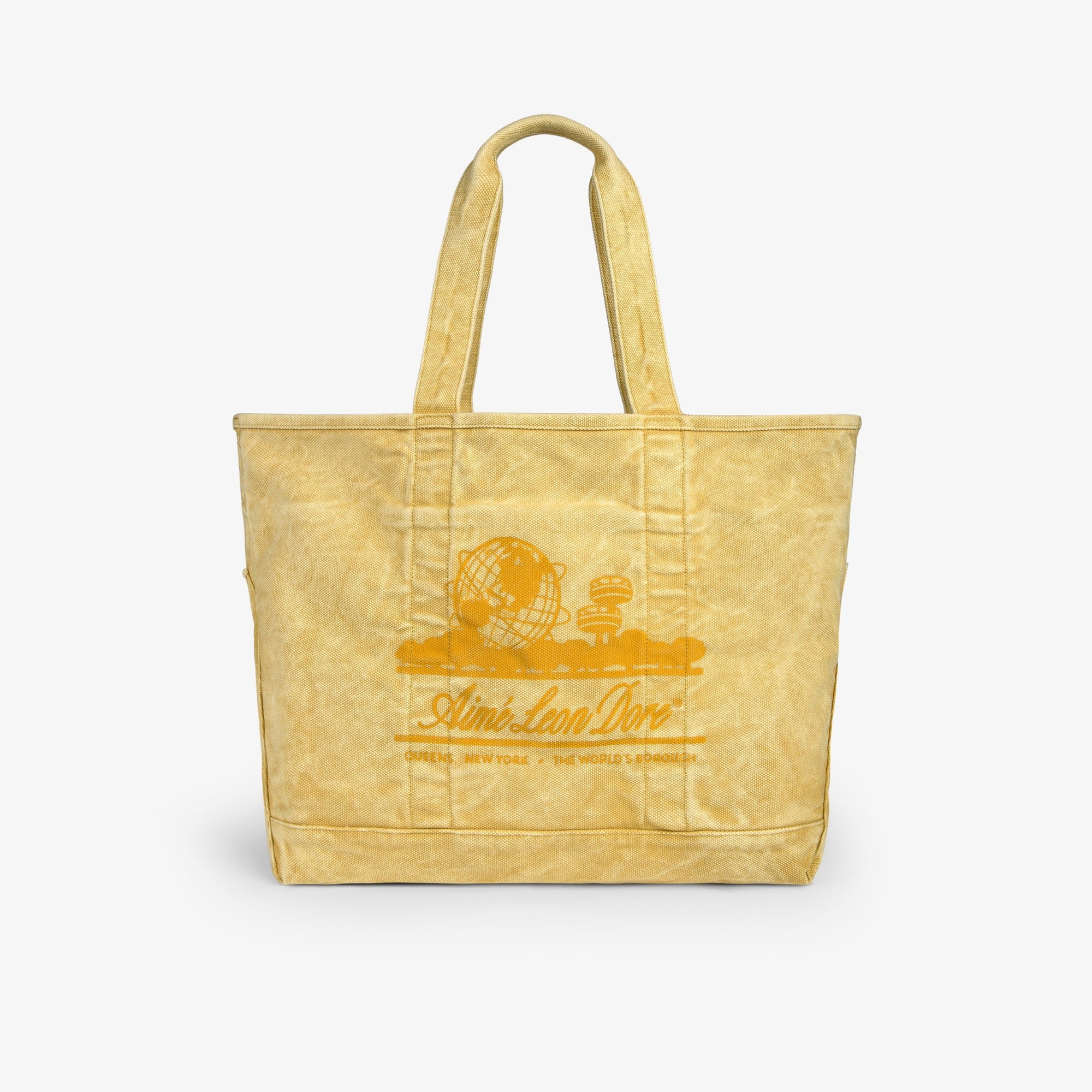 Оригінальна Sun Faded Large Unisphere Tote Bag Aime leon dore – боковий вид